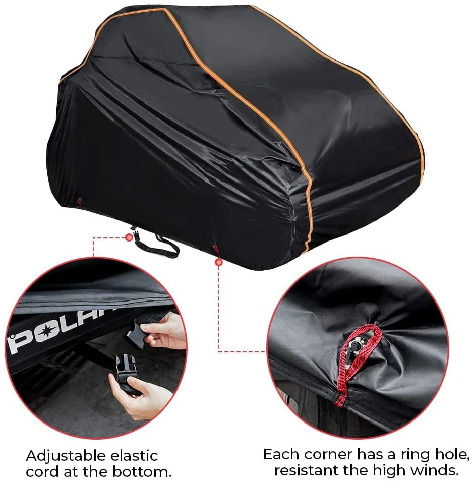 UTV Cover with Rlective Strip Fit Polaris RZR - Image 4