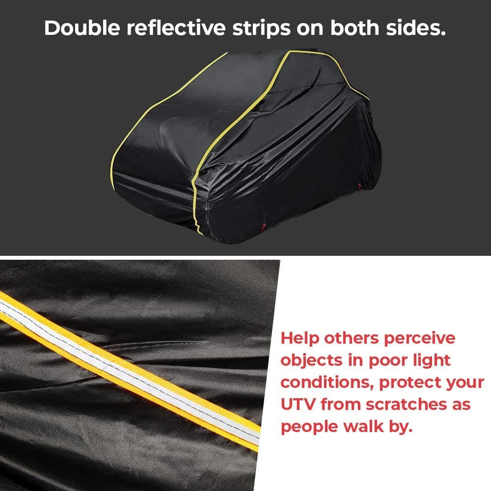 UTV Cover with Rlective Strip Fit Polaris RZR - Image 8