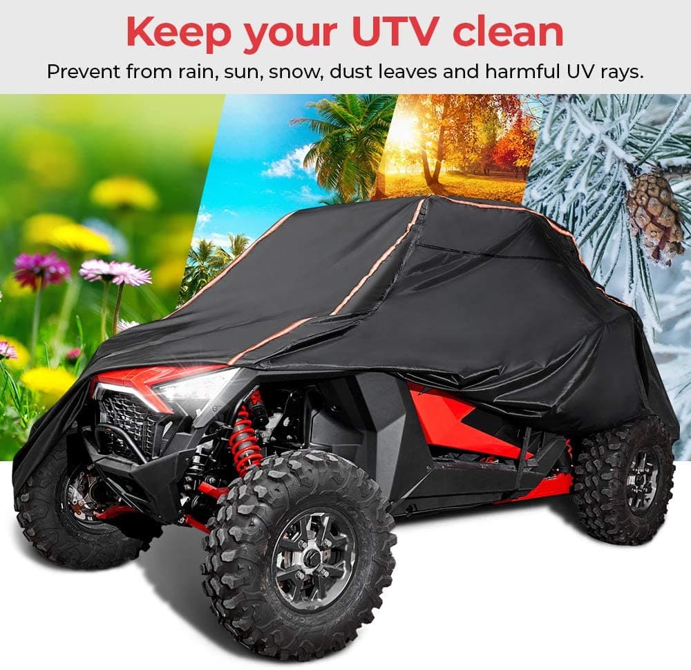 UTV Cover with Rlective Strip Fit Polaris RZR - Image 9