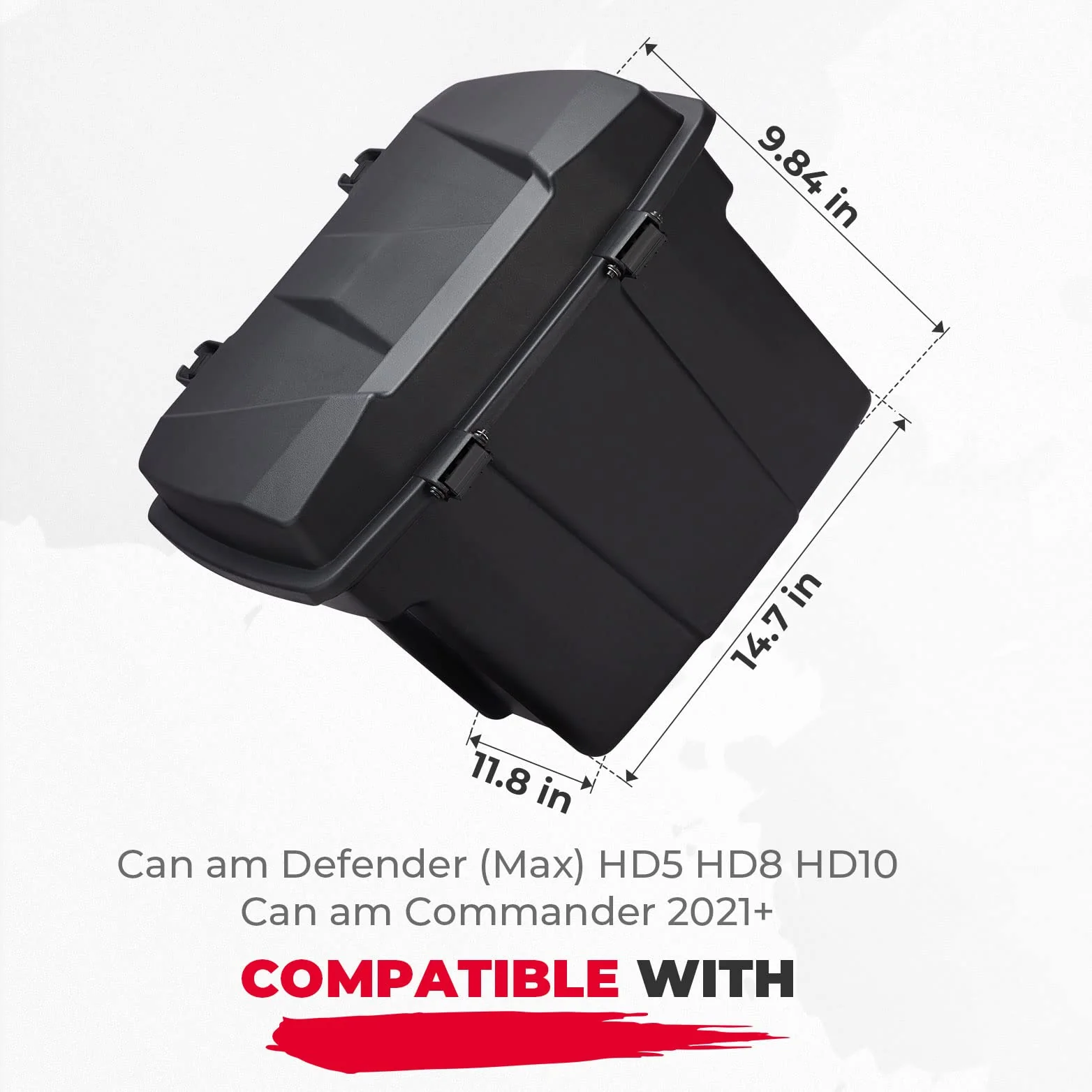 Removable 20L Cargo Storage Box for Can Am Defender HD5|7|8|9|10 - Image 7