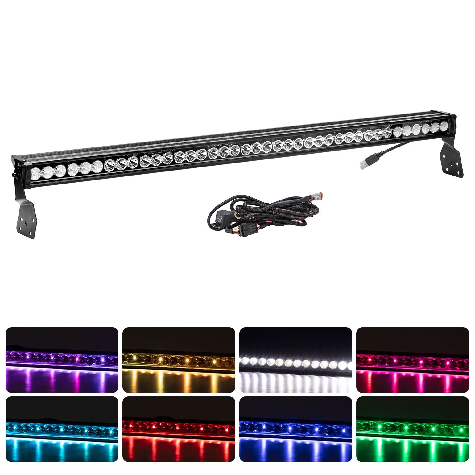 50" 390W RGB LED Light Bar for Can-Am Maverick X3 X3 Max R (2017–2026) - Image 2