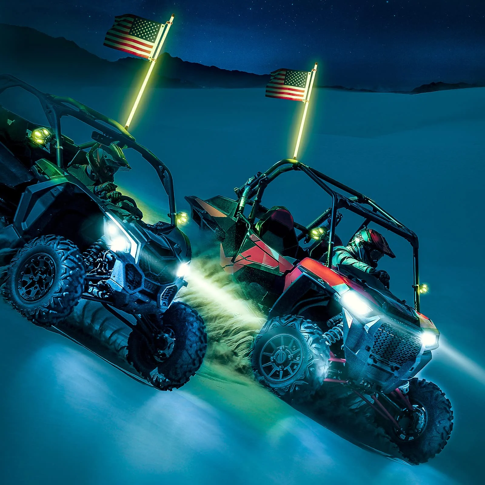 Aluminium RGB UTV Side Mirrors for Can Am Maverick X3/ RZR w/ 1.6"-2" Roll Bar (1 pair) - Image 7