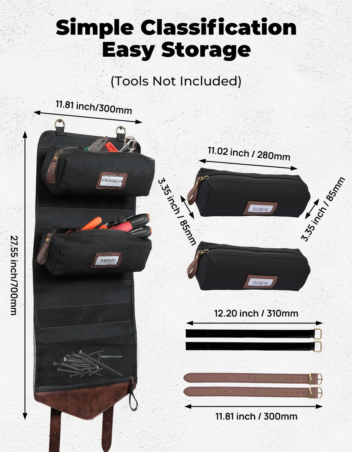 Roll Up Tool Bag for Motorcycle|ATV|UTV - Image 2