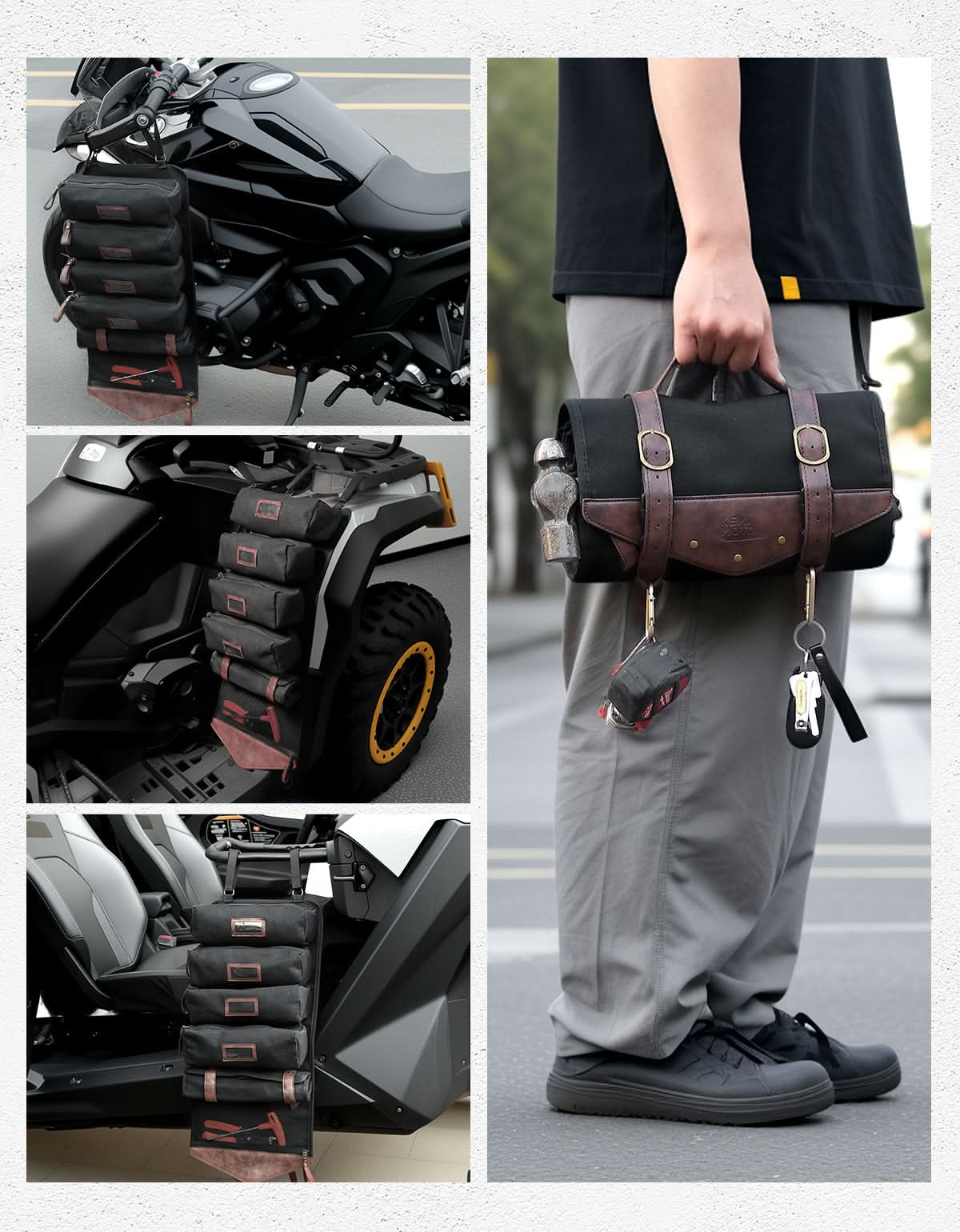 Roll Up Tool Bag for Motorcycle|ATV|UTV - Image 5