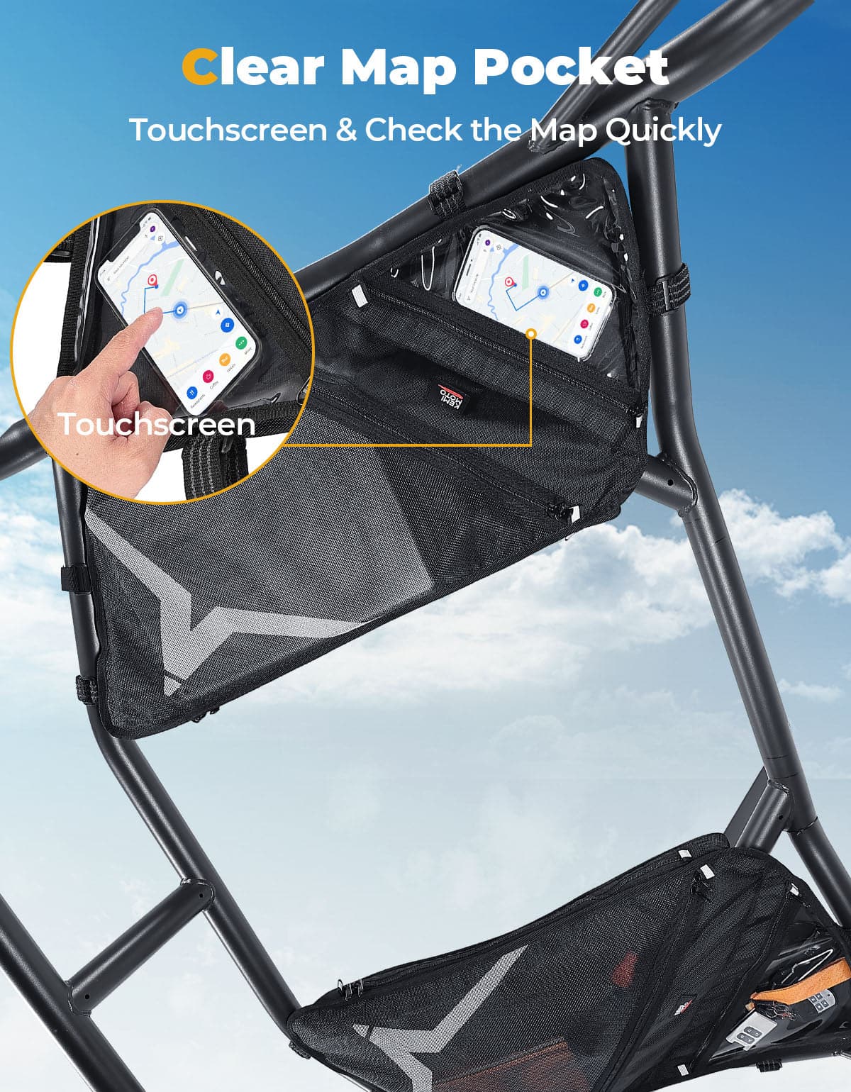 Roof Bag 1680D Waterproof for CFMOTO ZForce 500 | 800 | 1000 - Image 5