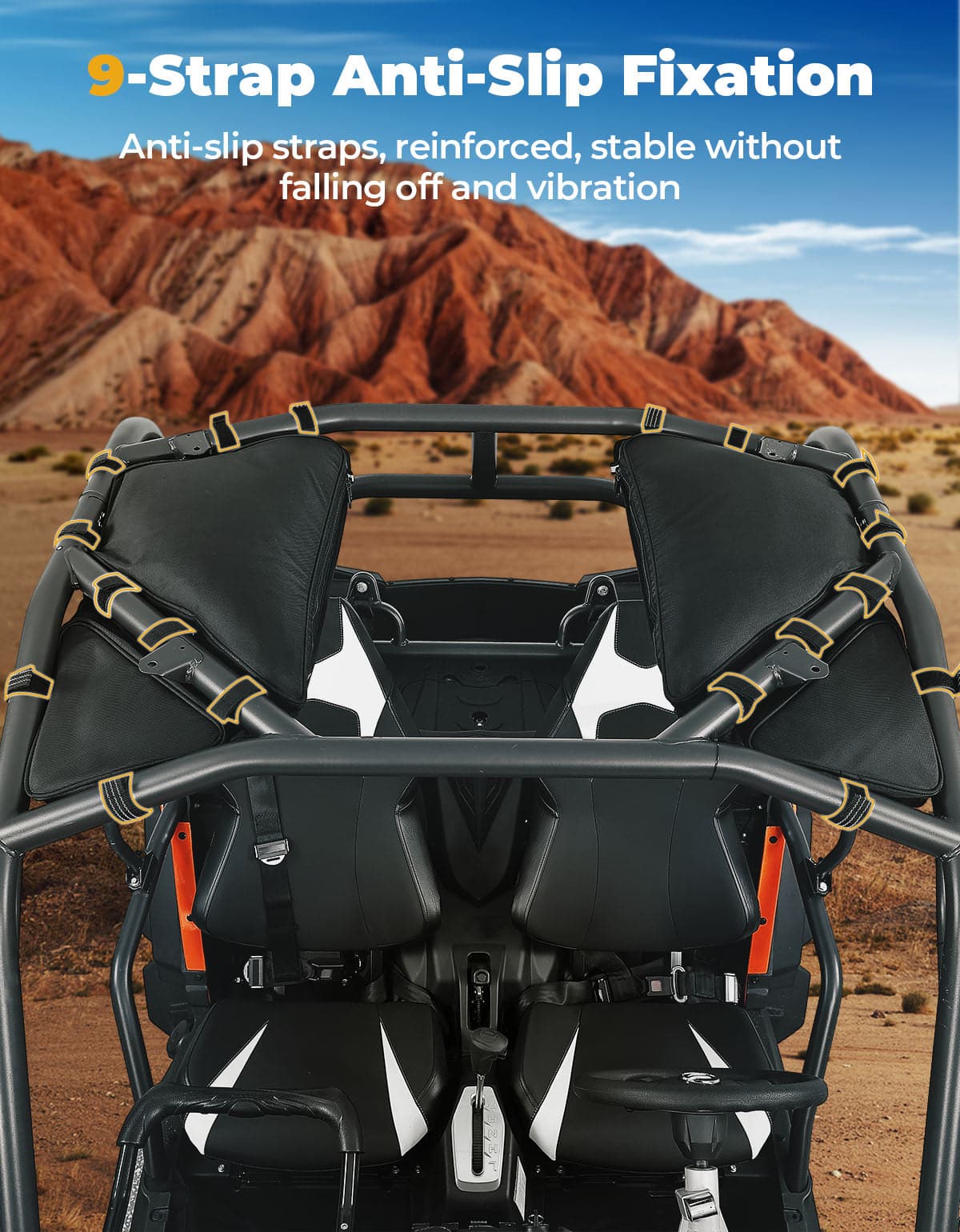 Roof Bag 1680D Waterproof for CFMOTO ZForce 500 | 800 | 1000 - Image 6