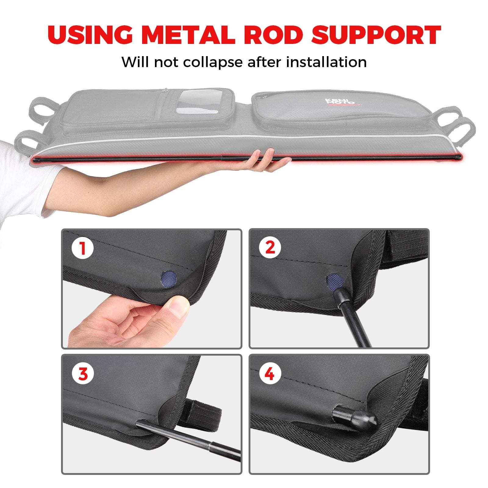 Roof Overhead Storage Bag for Polaris RZR XP 1000 / S 1000 - Image 5