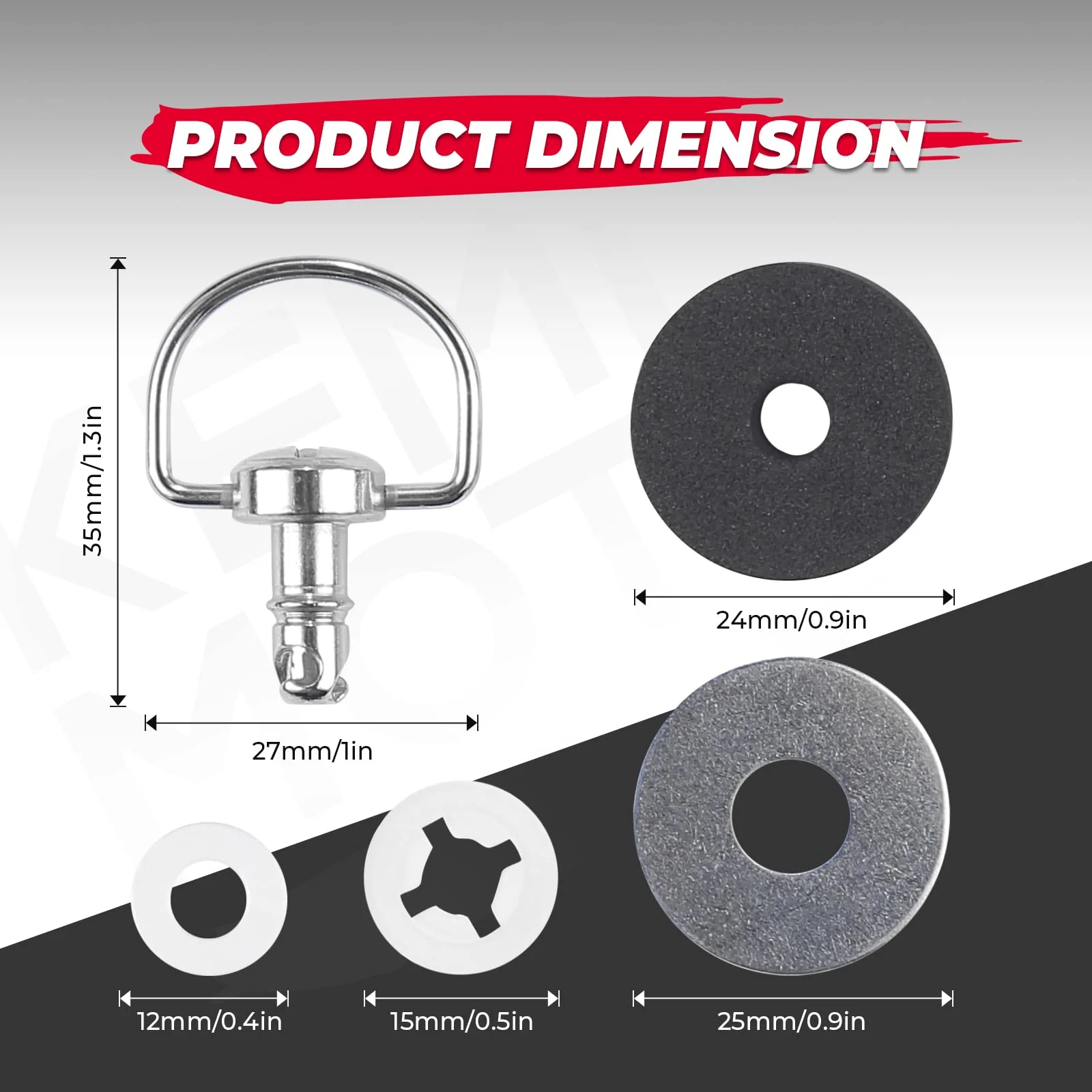 Roof Pins Quick Release Bolts For Can-Am Maverick X3 / X3 MAX - Image 3