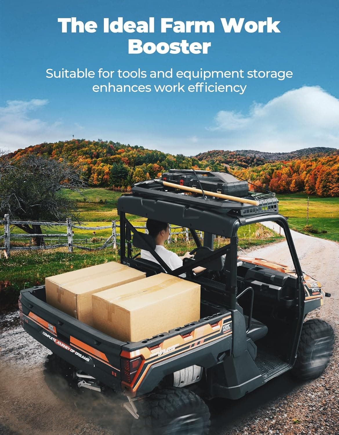 Roof Rack for Polaris Ranger XP 1000/ Ranger 1000 (2-Seat) - Image 3