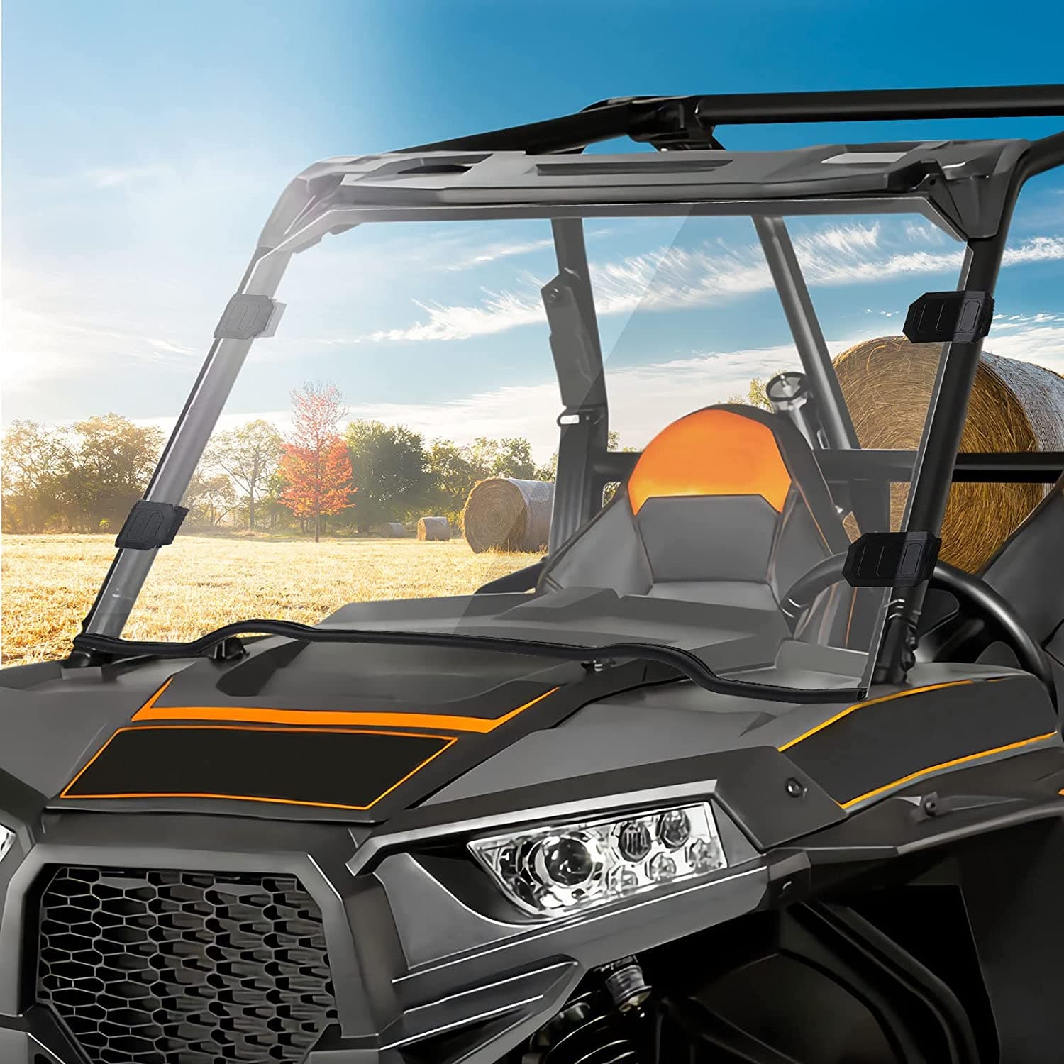 Front Full Windshield for Polaris 1000 / XP 1000 / 4 1000 2014-2018 - Image 8