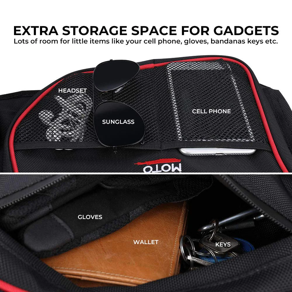 Front Side Door Bags with Knee Pad for Polaris RZR XP 1000 - Image 6