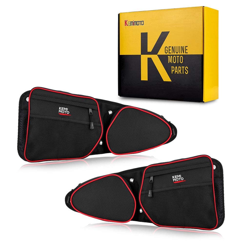 Front Side Door Bags with Knee Pad for Polaris RZR XP 1000 - Image 7