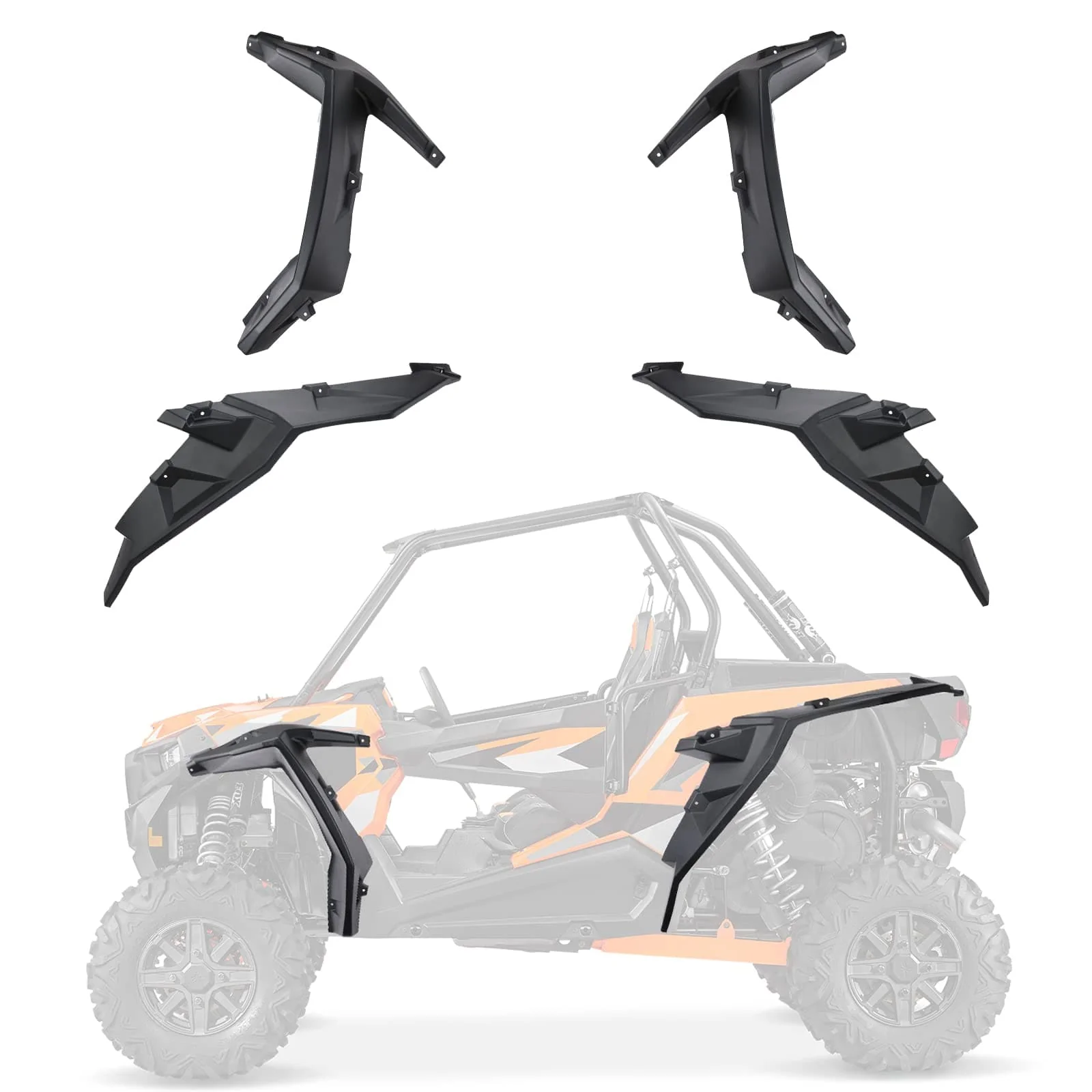Fender Flares 8.5 Inch Mud Flap for Polaris RZR XP 1000/4 - Image 8