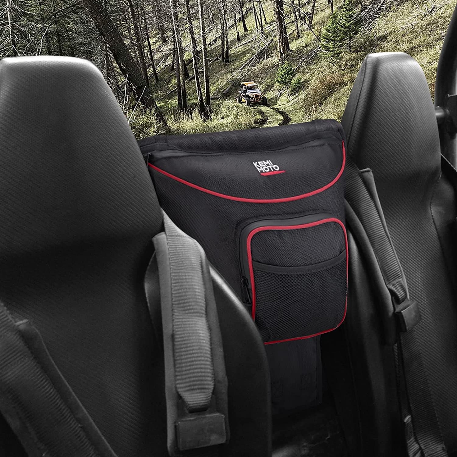 Door Bags & Center Storage Bag for Polaris RZR XP 1000/4 /XP Turbo - Image 7