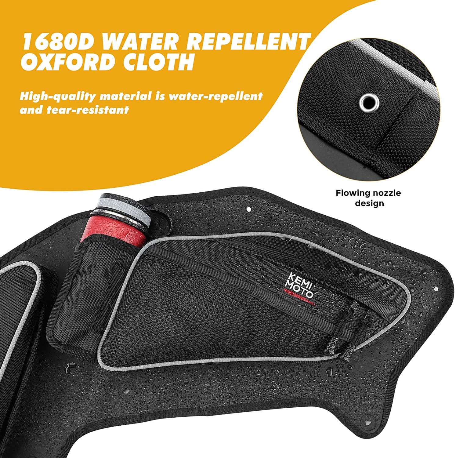 Rear Door Bags for Polaris RZR PRO XP 4 Turbo R 4 PRO R 4 2020-2024 - Image 3