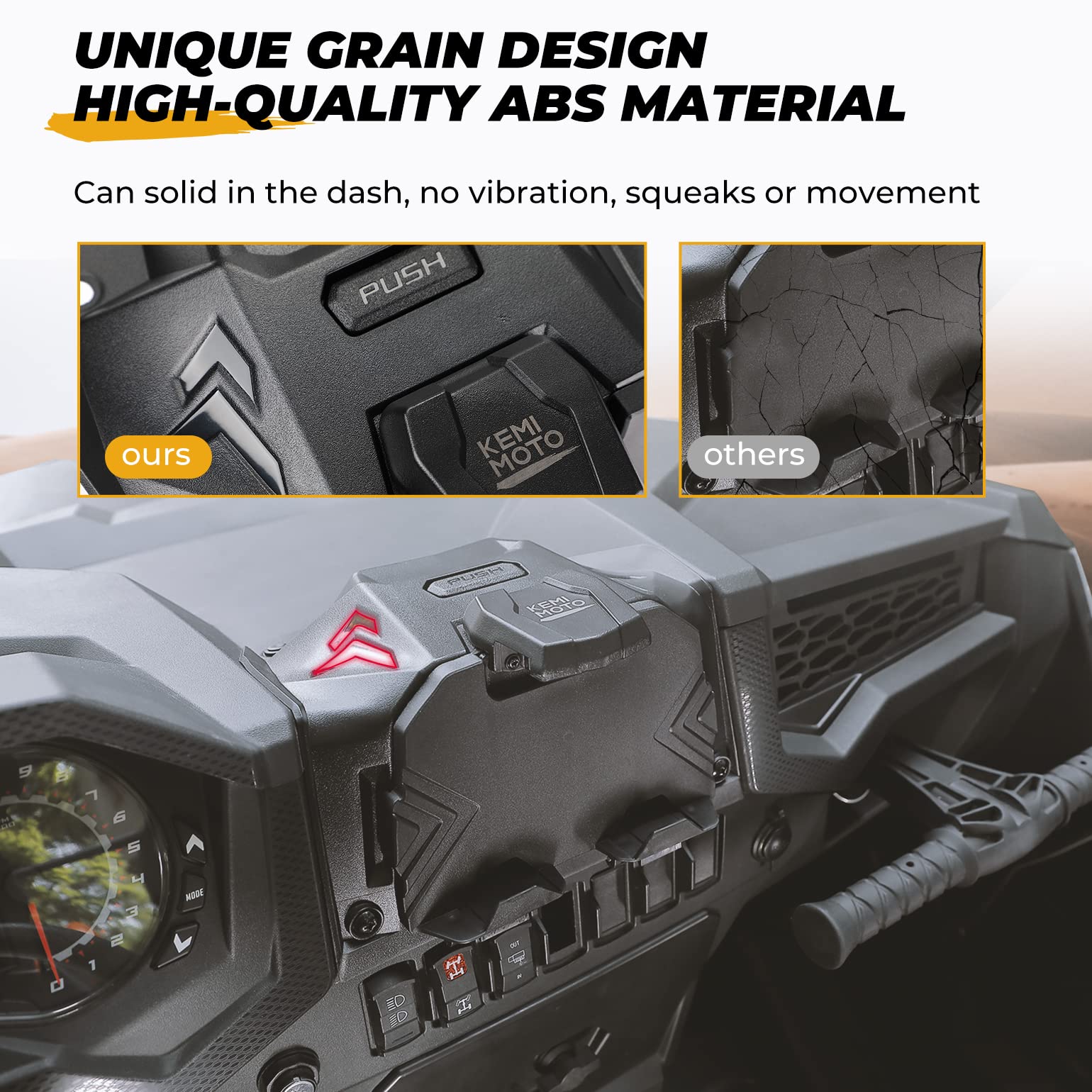 Electric Device GPS Mount Storage Box for Polaris RZR XP 1000/ XP Turbo - Image 4