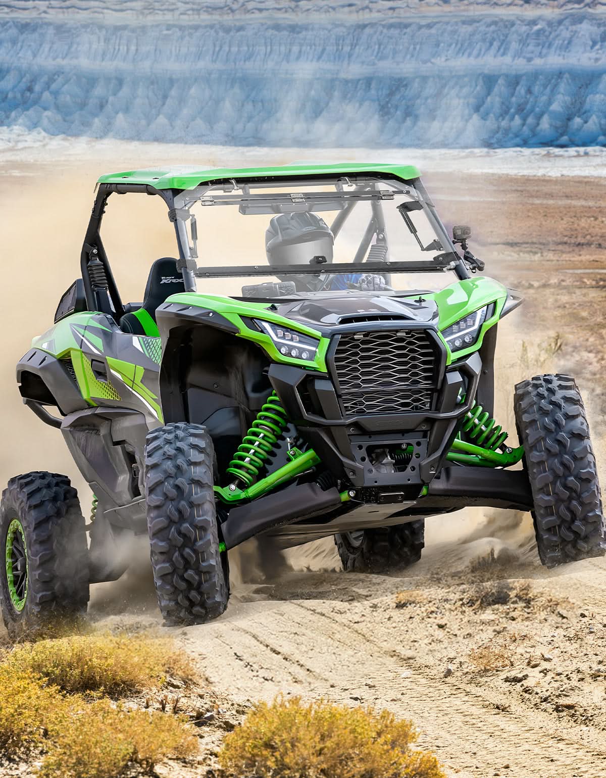 Scratch Resistant Flip Windshield for Kawasaki Teryx KRX 1000 | KRX4 1000 - Image 7