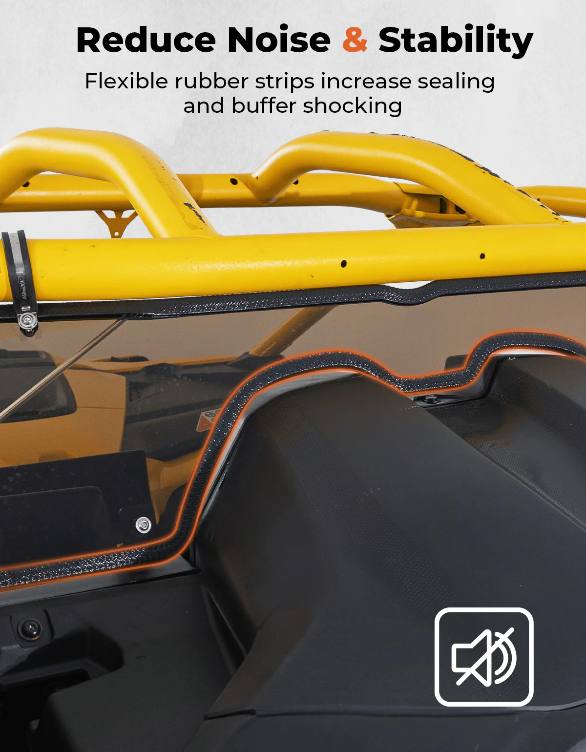 Scratch Resistant Tinted Rear Windshield for Can-Am Maverick R 2024+ - Image 4