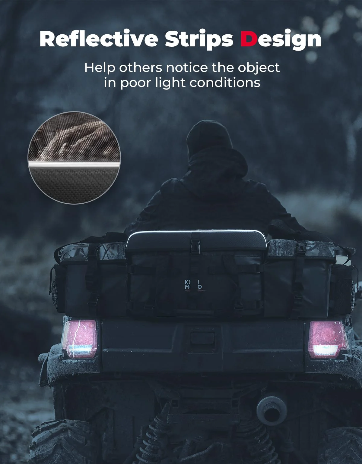 ATV 76L Seat Cargo Bag /Cushion Soft Cooler Bags - Image 7