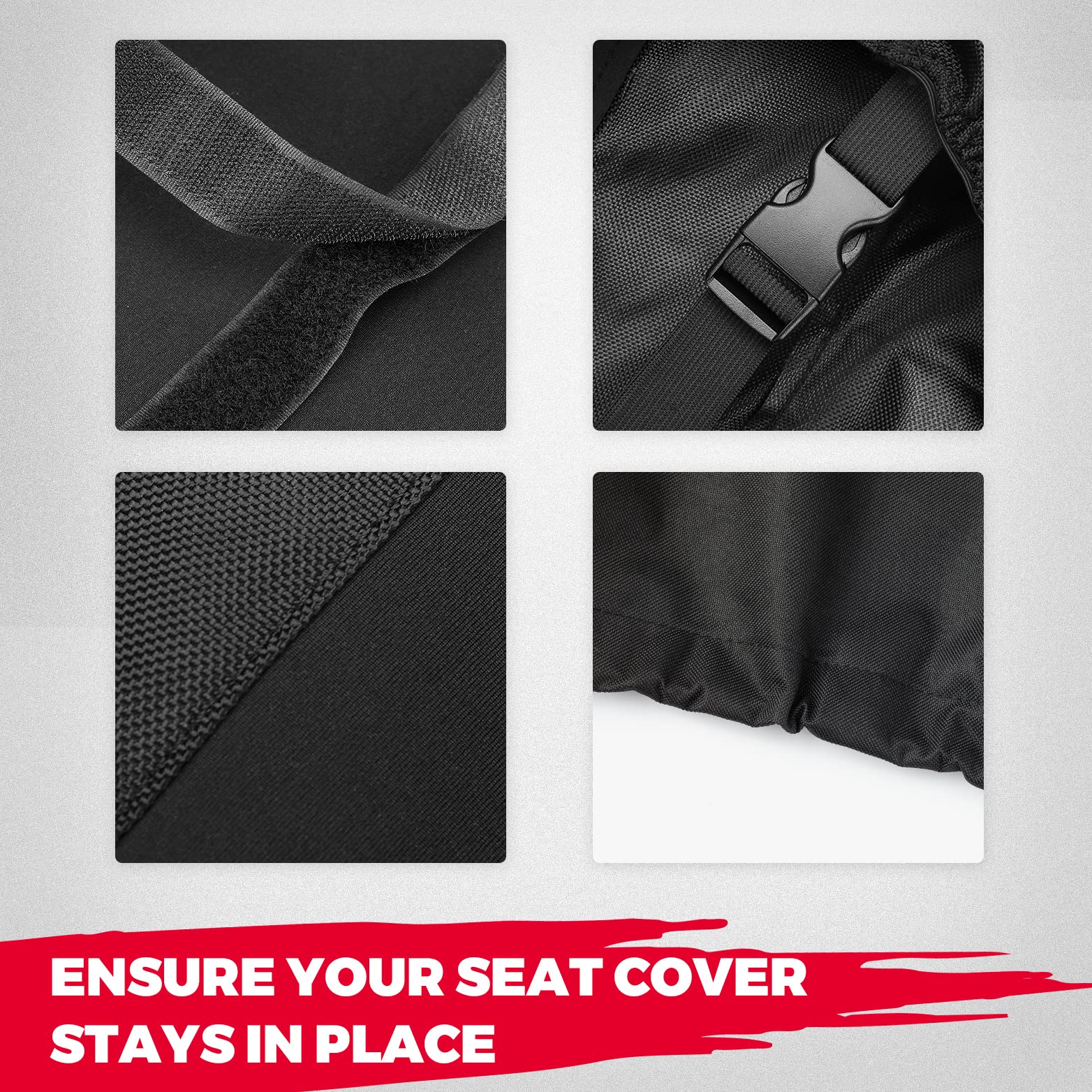 UTV Front & Rear Seat Covers for Polaris Ranger Crew XP 1000 - Image 6