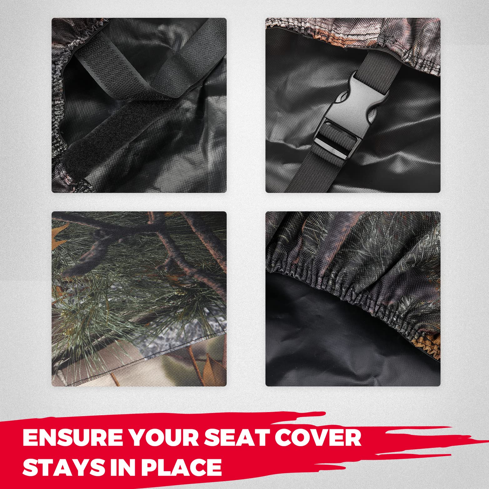 Seat Cover with Headrest Cover for Polaris Ranger Crew 1000/Crew XP 1000 - Image 6