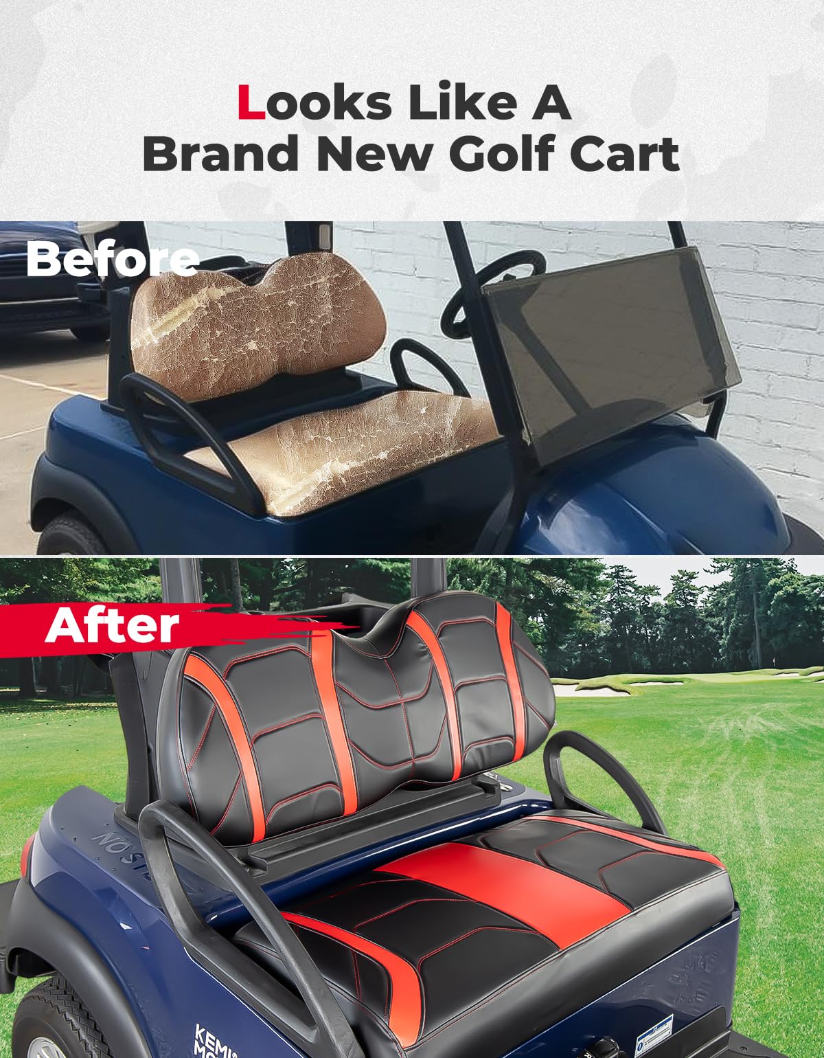 Seat Covers for Club Car Precedent, Tempo, Onward OEM - Image 2