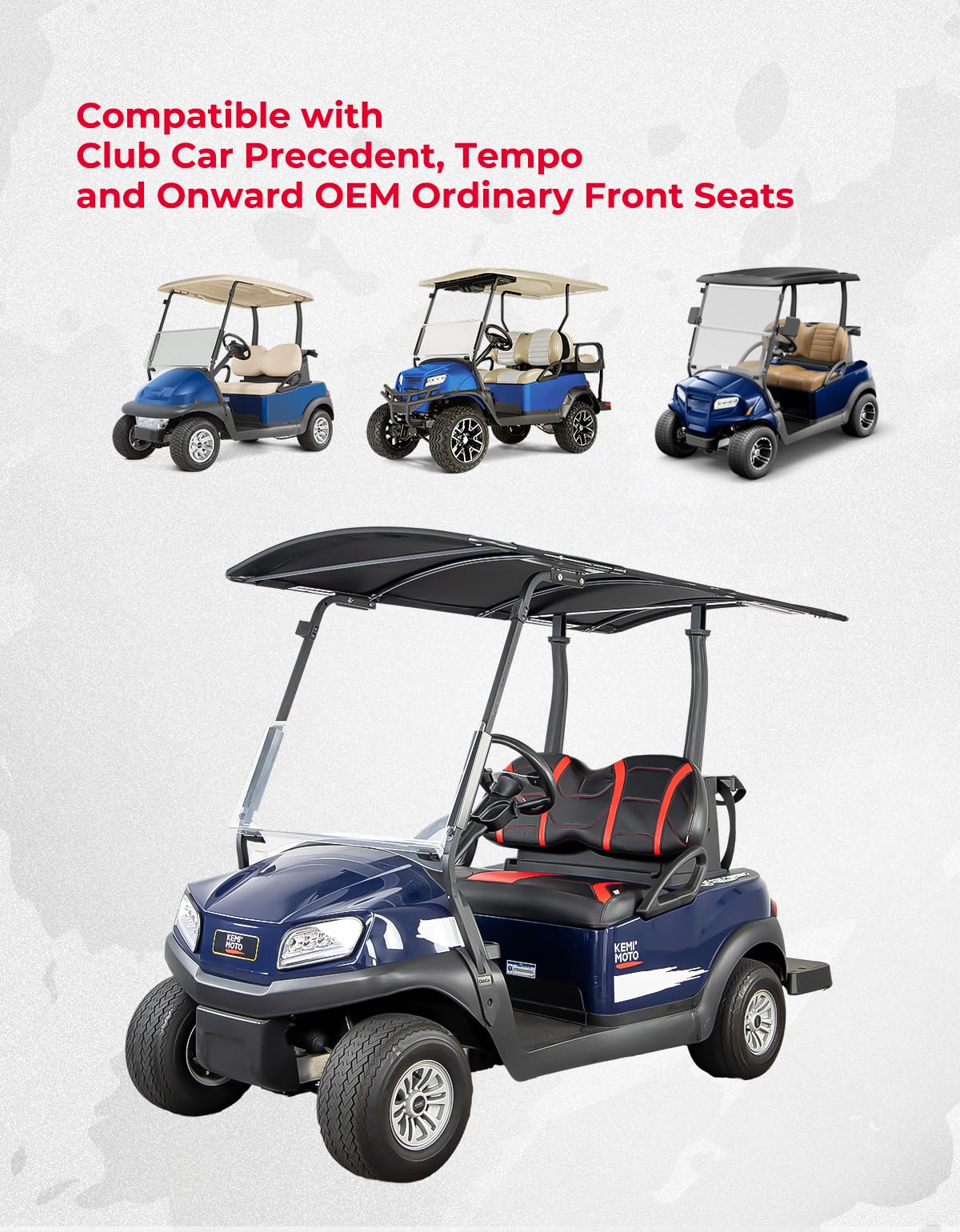 Seat Covers for Club Car Precedent, Tempo, Onward OEM - Image 5