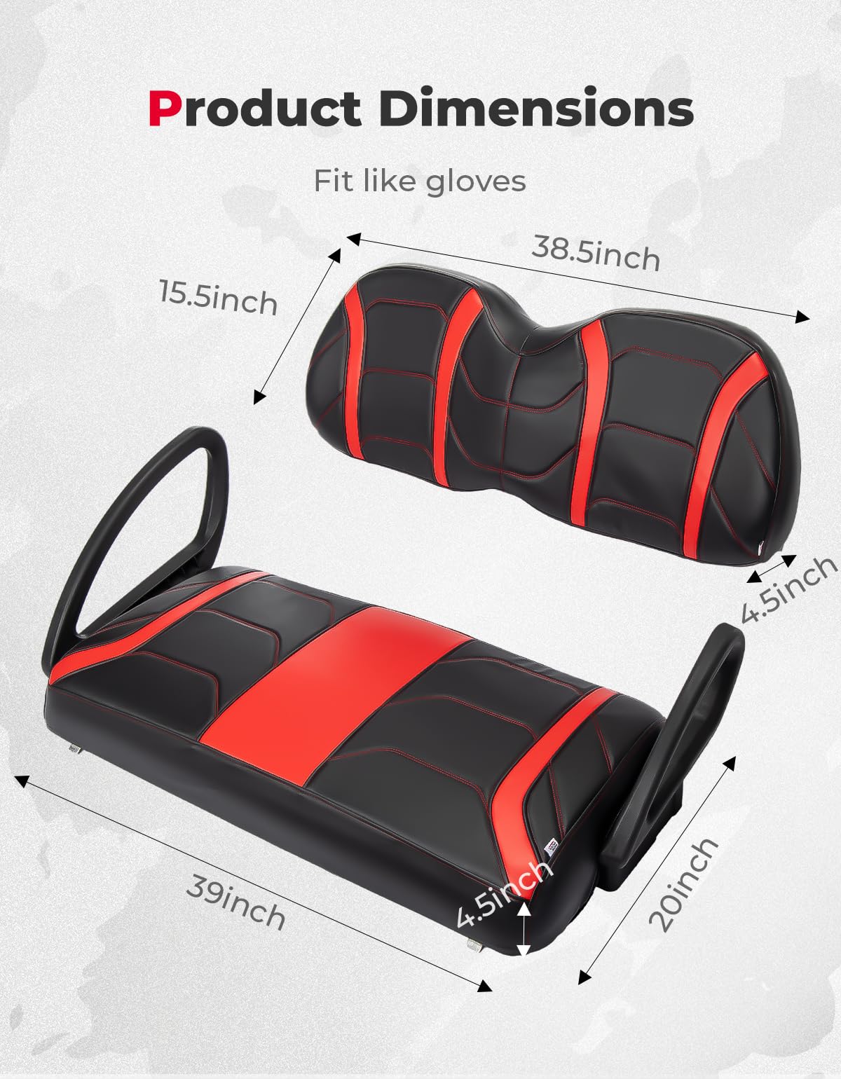 Seat Covers for Club Car Precedent, Tempo, Onward OEM - Image 6