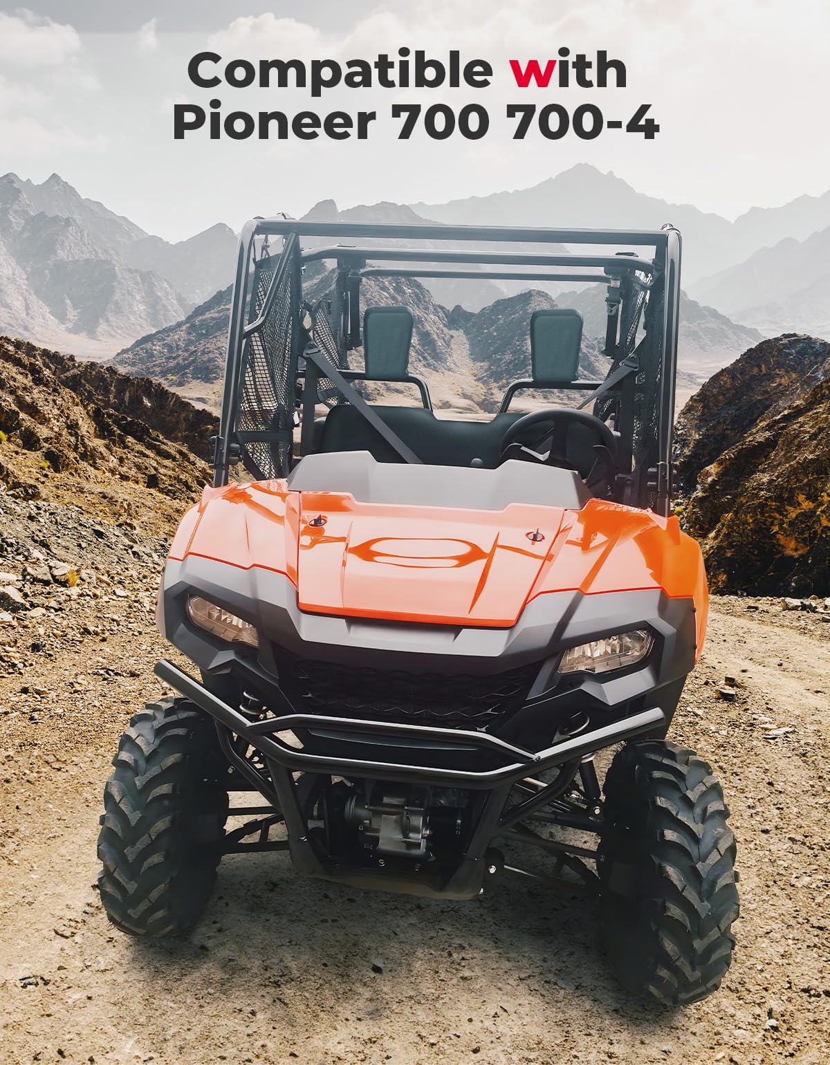 Seat Covers for Pioneer 700 700-4 2014-2024 (Black) - Image 7