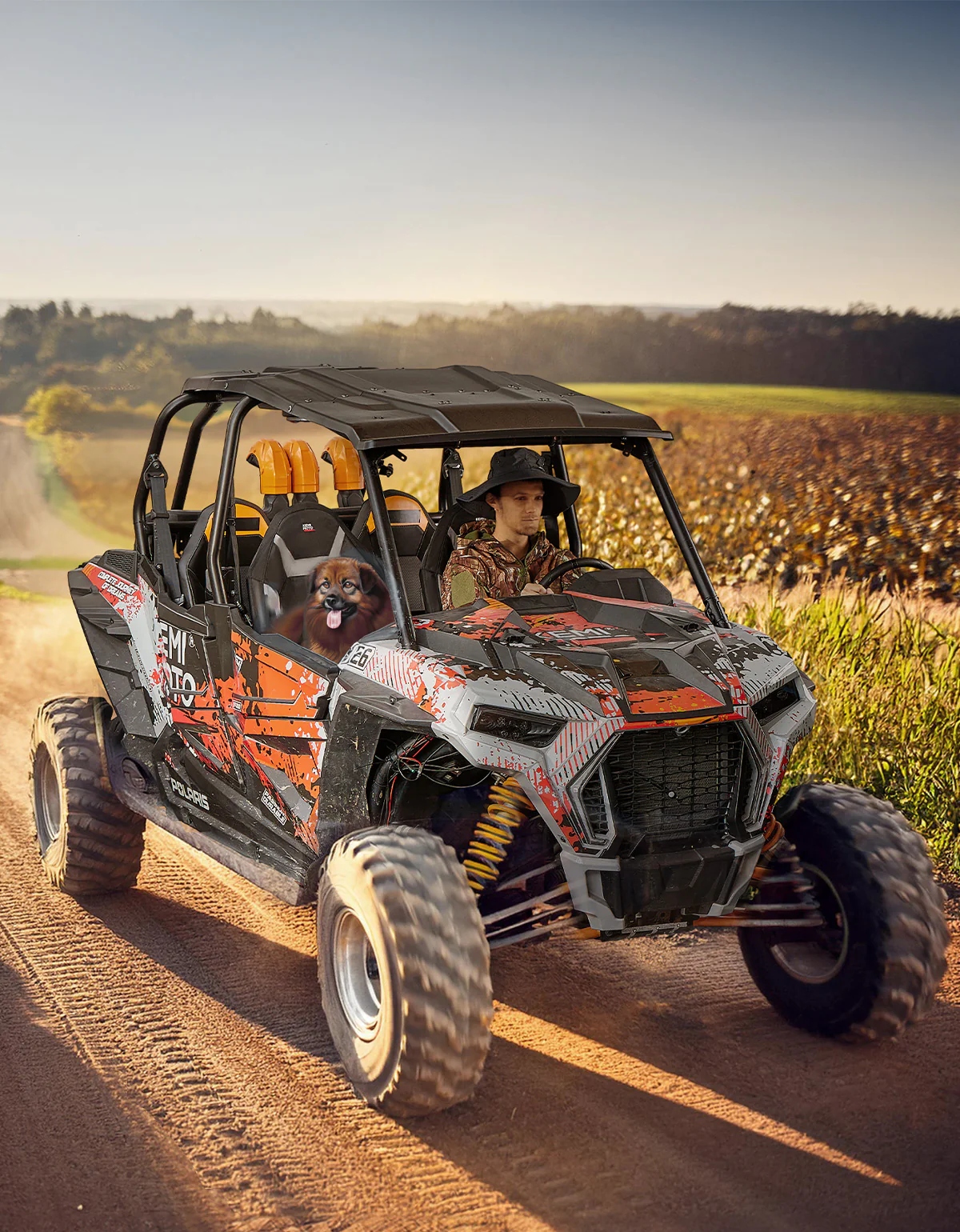 Seat Covers Water-Resistant 1680D for Polaris RZR XP 1000/Turbo 2014-2023 - Image 10