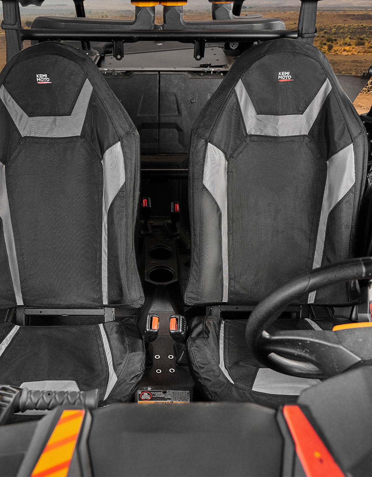 Seat Covers Water-Resistant 1680D for Polaris RZR XP 1000/Turbo 2014-2023 - Image 7