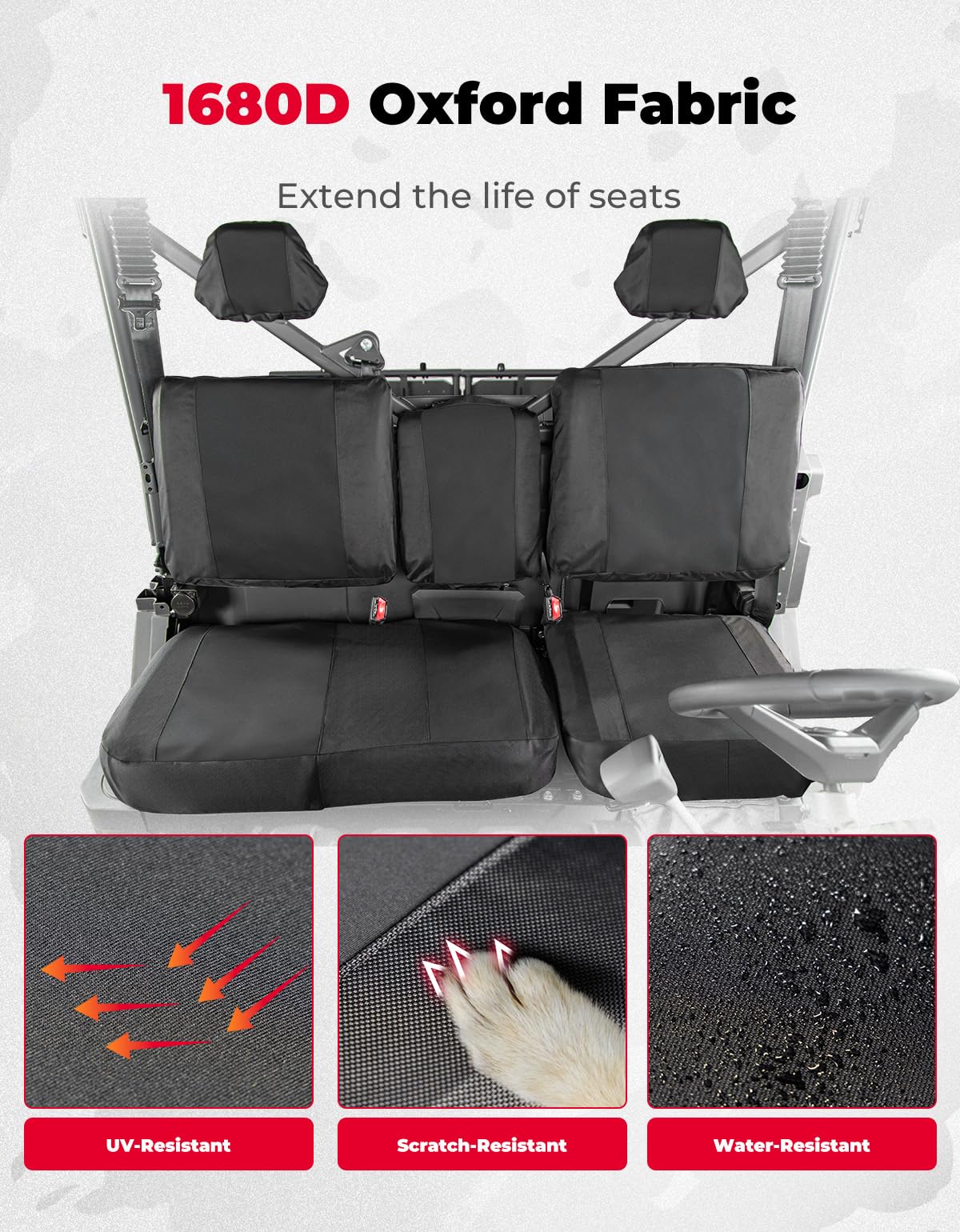 Seat Covers for CFMOTO UForce 1000/1000 XL - Image 3
