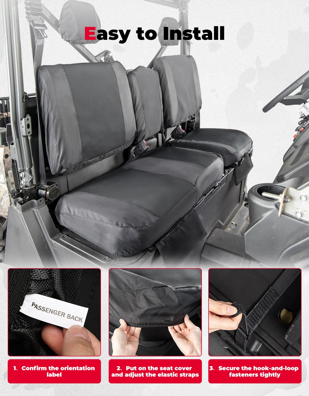 Seat Covers for CFMOTO UForce 1000/1000 XL - Image 5