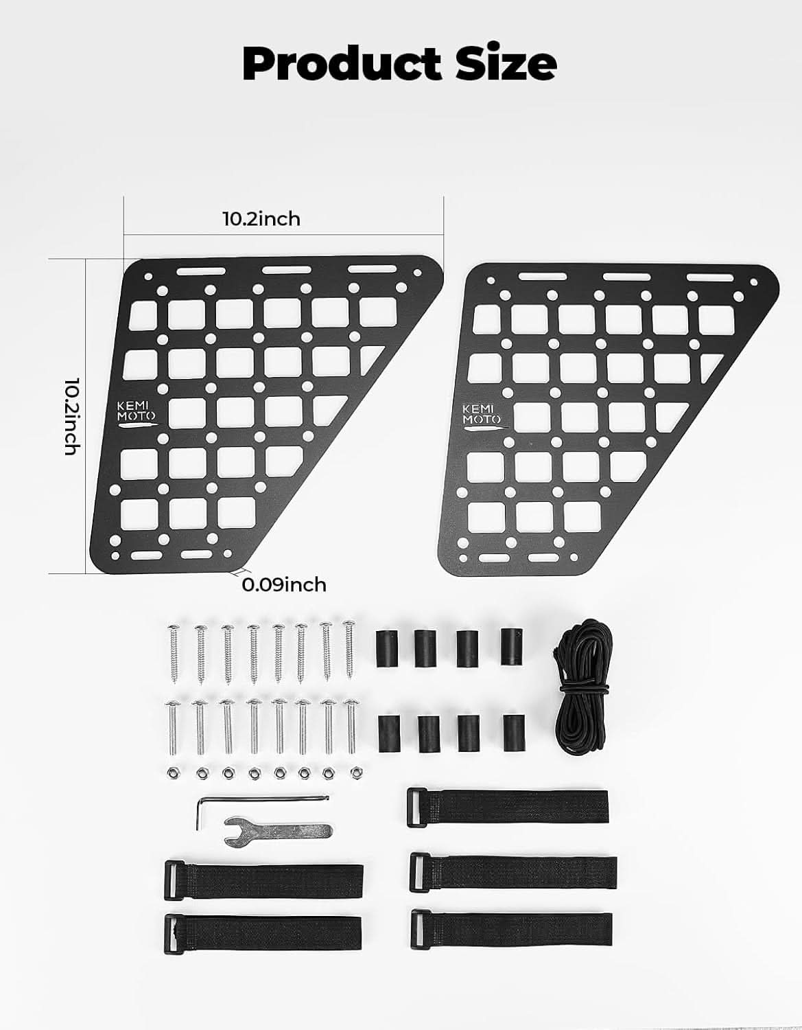 Seat Side Molle Panels for Polaris Ranger XP 1000 2018-2024 - Image 2