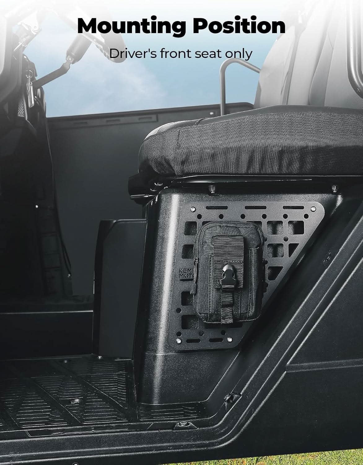 Seat Side Molle Panels for Polaris Ranger XP 1000 2018-2024 - Image 4