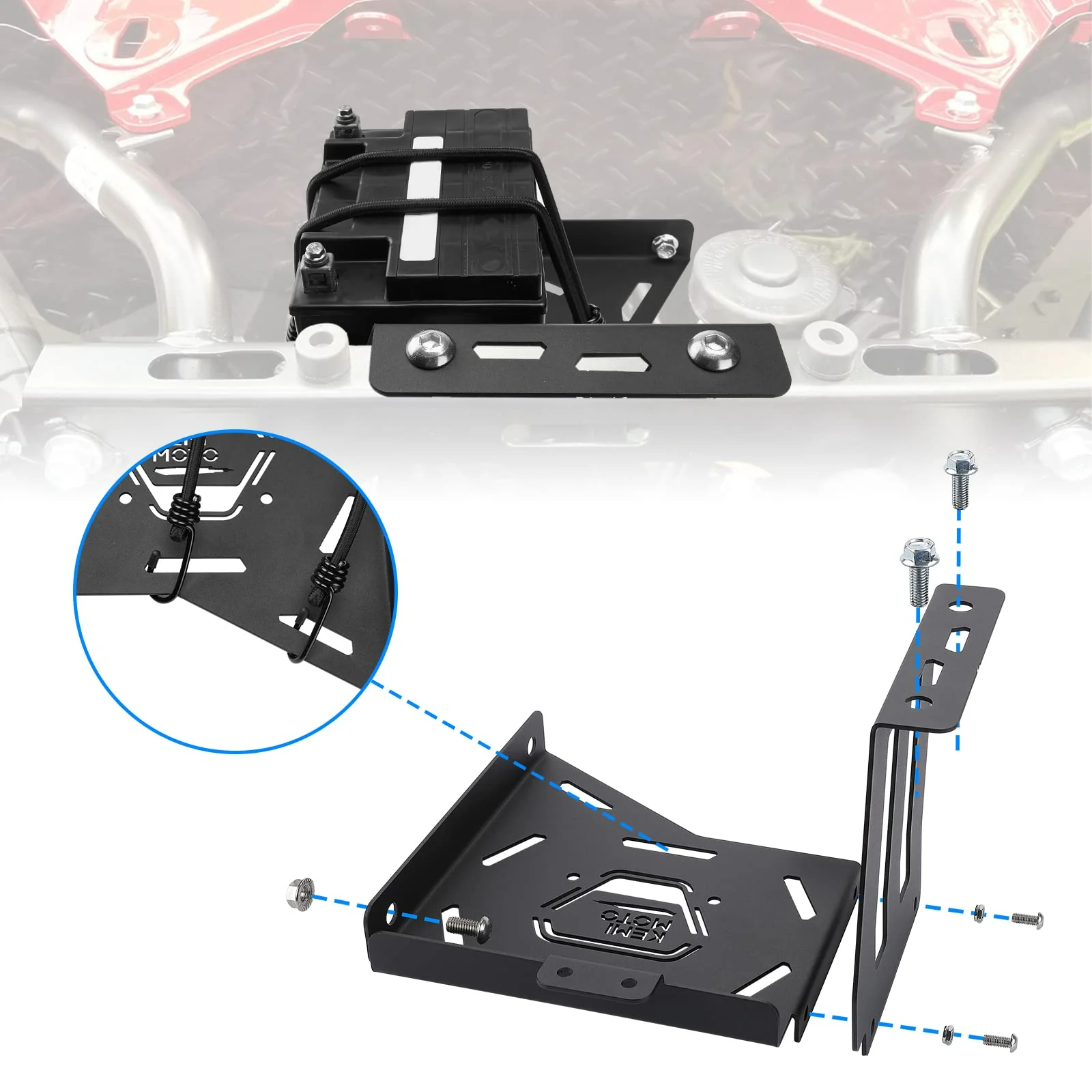 Second Battery Tray Fit Honda Talon - Image 3