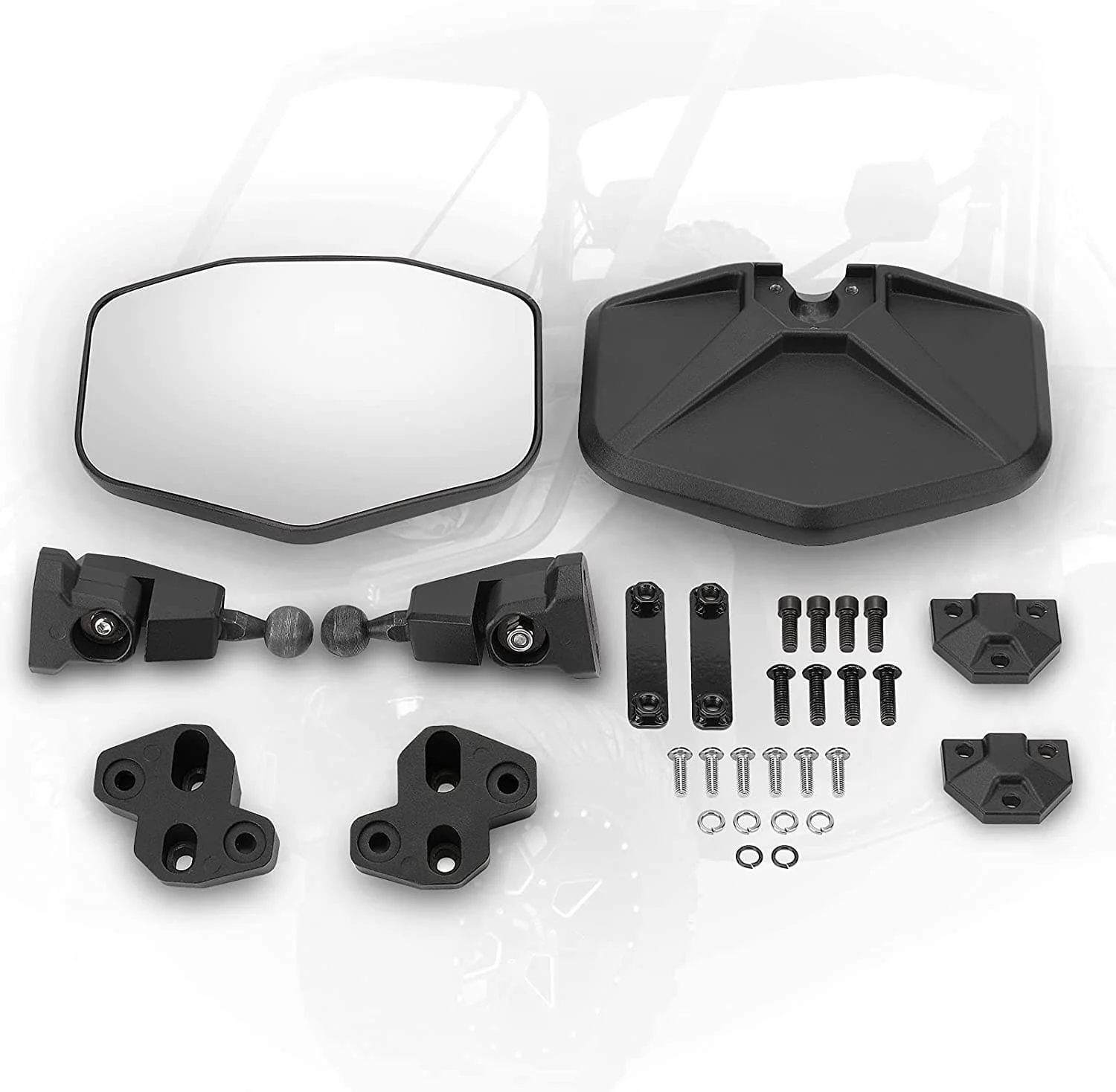 Side Mirrors Aluminum for Can Am Defender (one pair) - Image 4