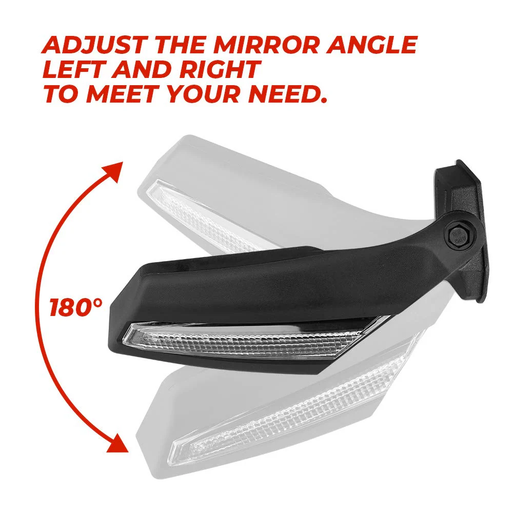 One Pair LED Side Mirrors for Can-Am Maverick X3 | X3 MAX - Image 3