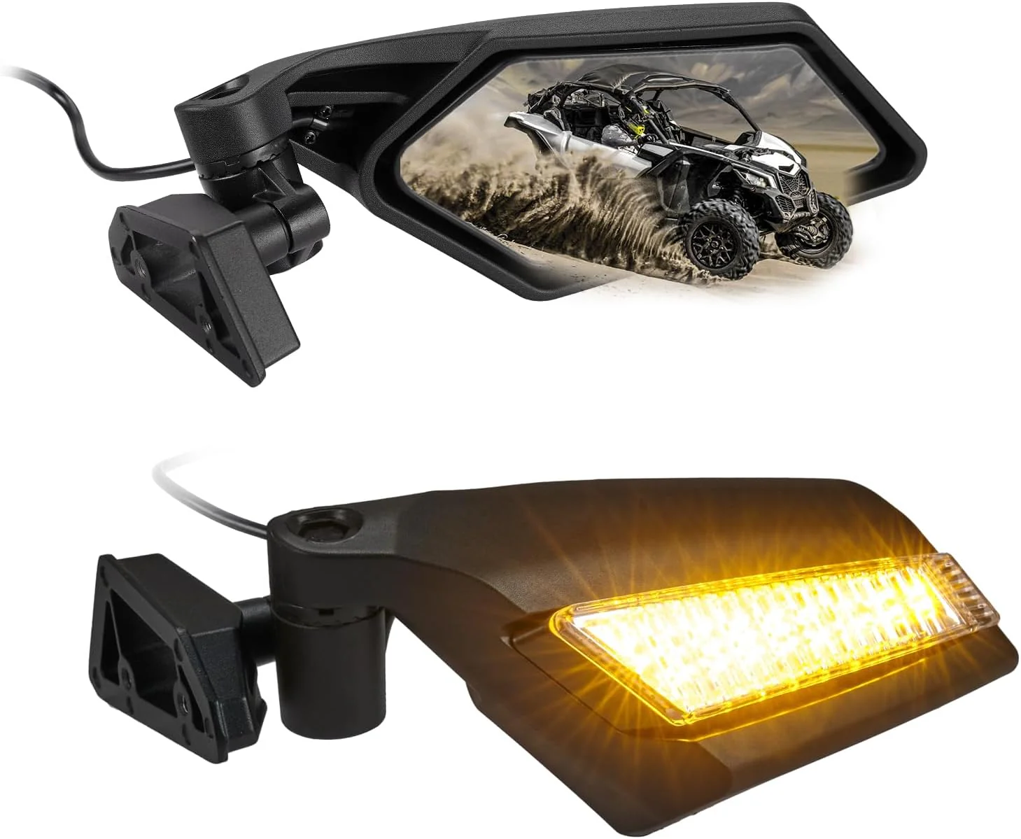 One Pair LED Side Mirrors for Can-Am Maverick X3 | X3 MAX - Image 9