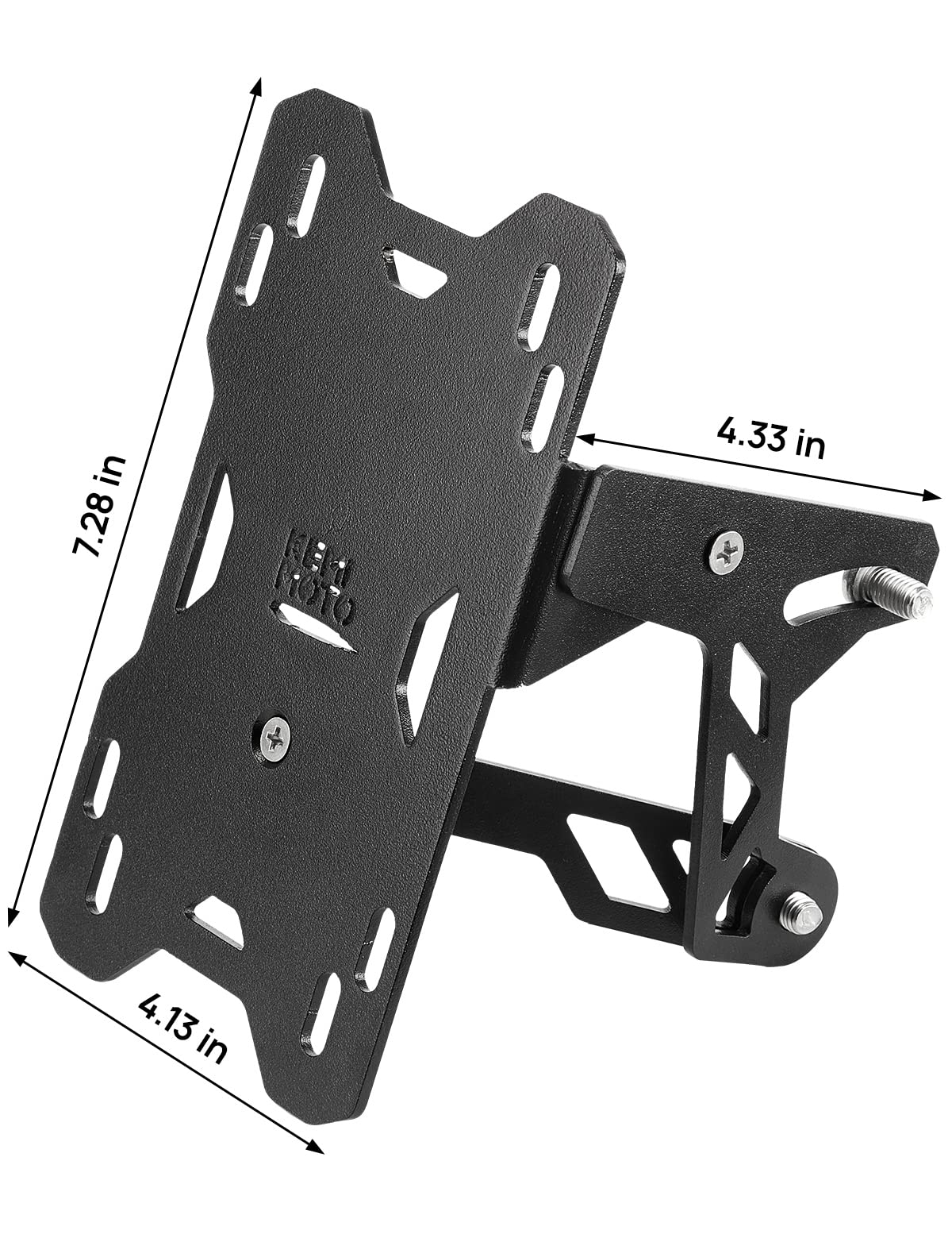 Motorcycle Side License Plate Holder Bracket with LED Light for Sportster S RH1250 - Image 5