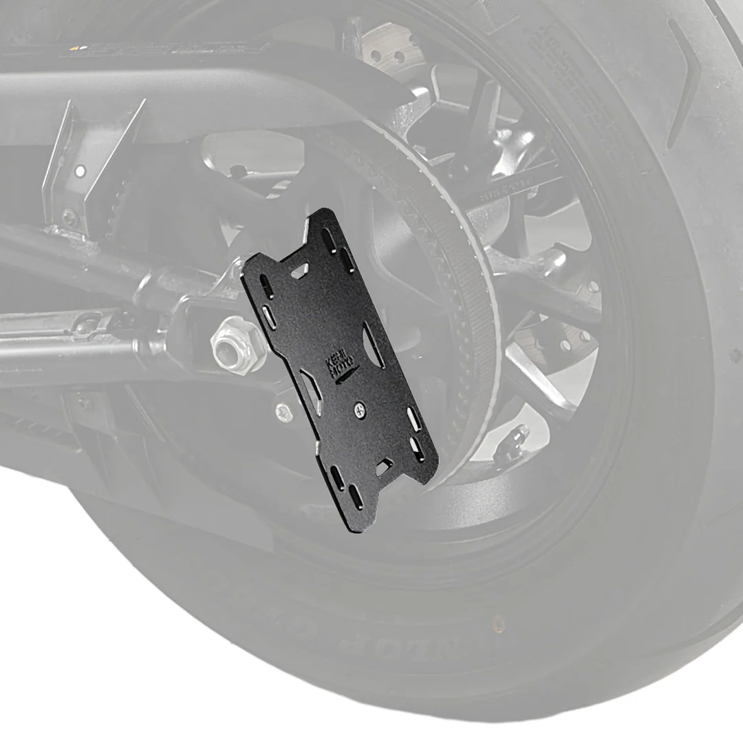 Motorcycle Side License Plate Holder Bracket with LED Light for Sportster S RH1250 - Image 7