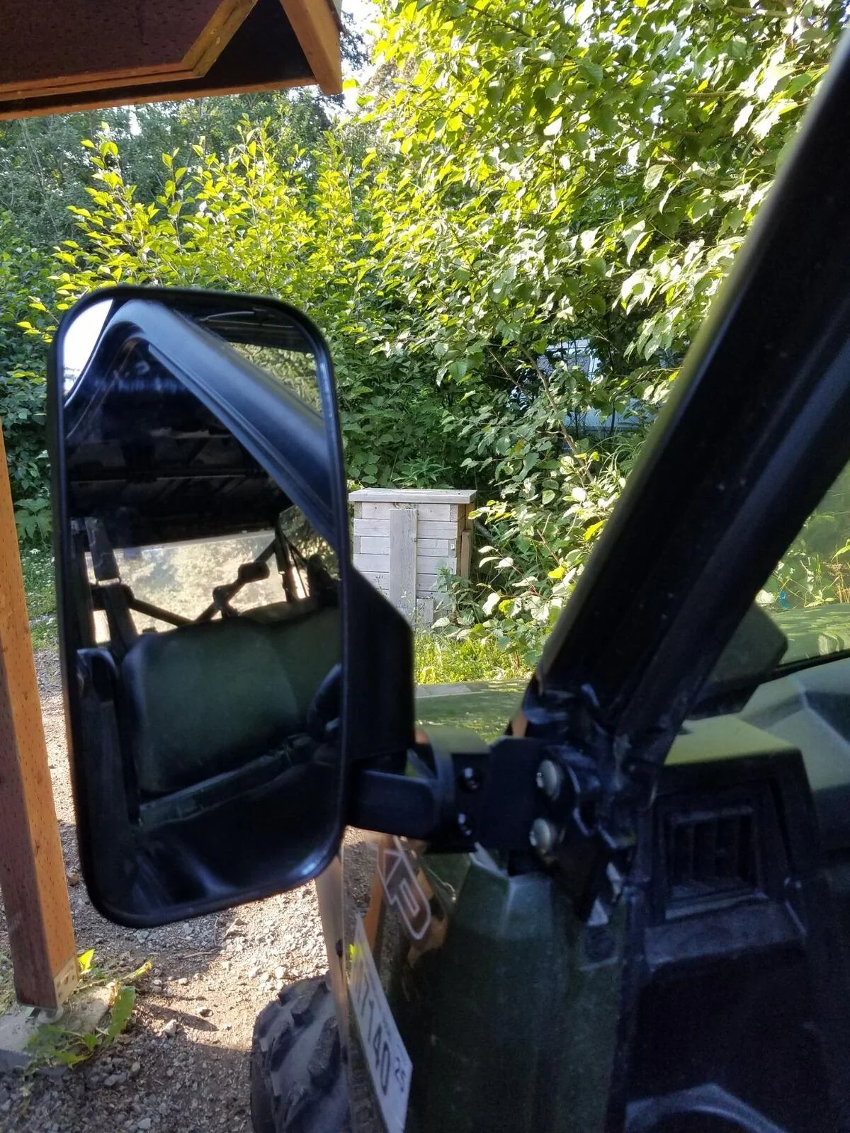 10" Large UTV Side Mirrors w/ Pro-fit cage for Polaris RZR Ranger General UFORCE - Image 7