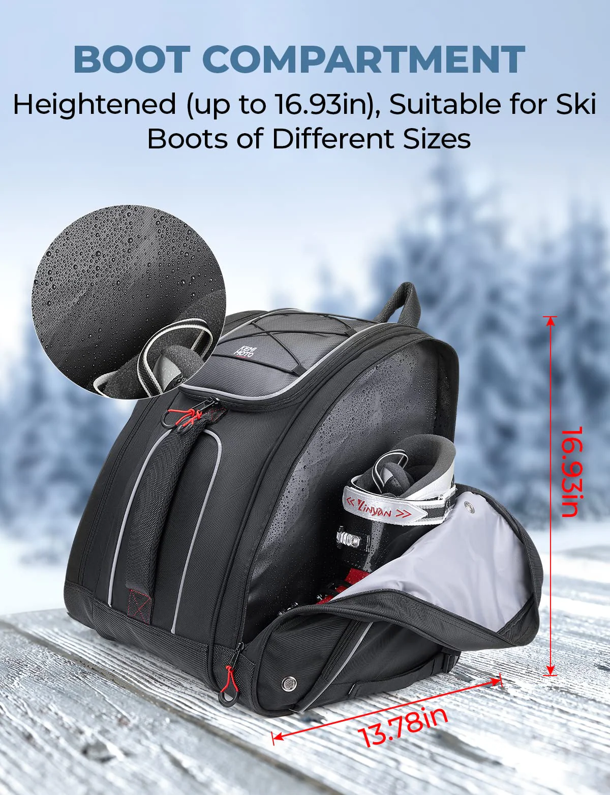 55L Ski Boot Bag - Image 3