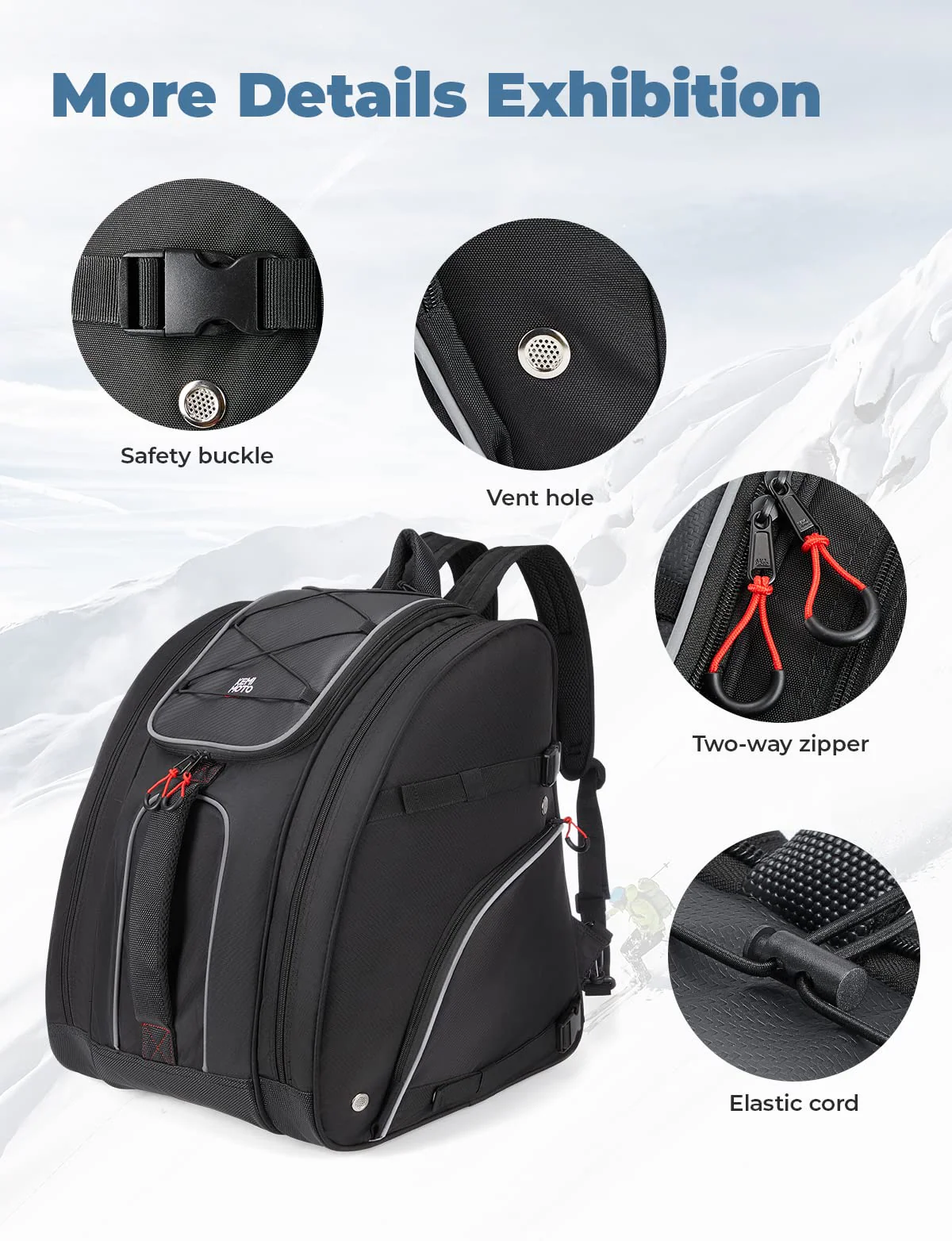 55L Ski Boot Bag - Image 6
