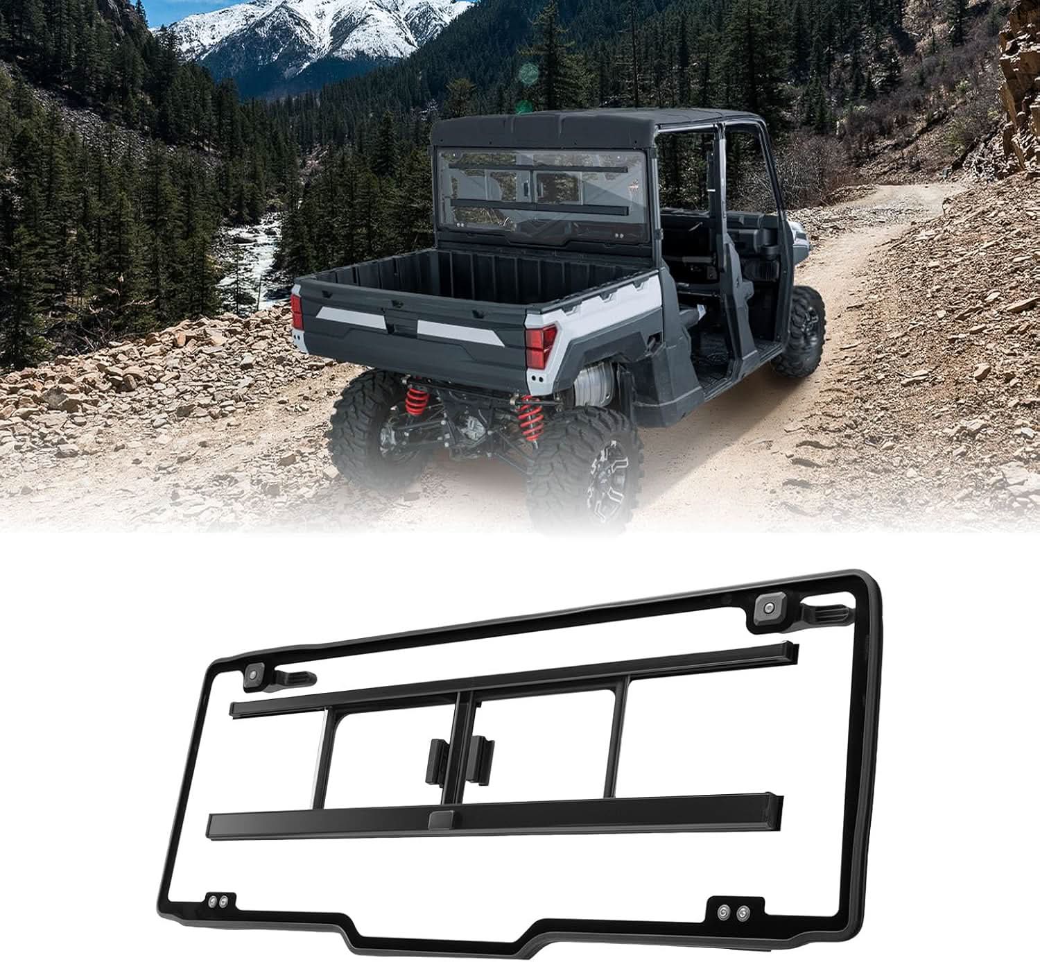 Sliding Glass Rear Window for Polaris Ranger 570 / 900 / 1000 & XP Crew (2013–2026) - Image 8