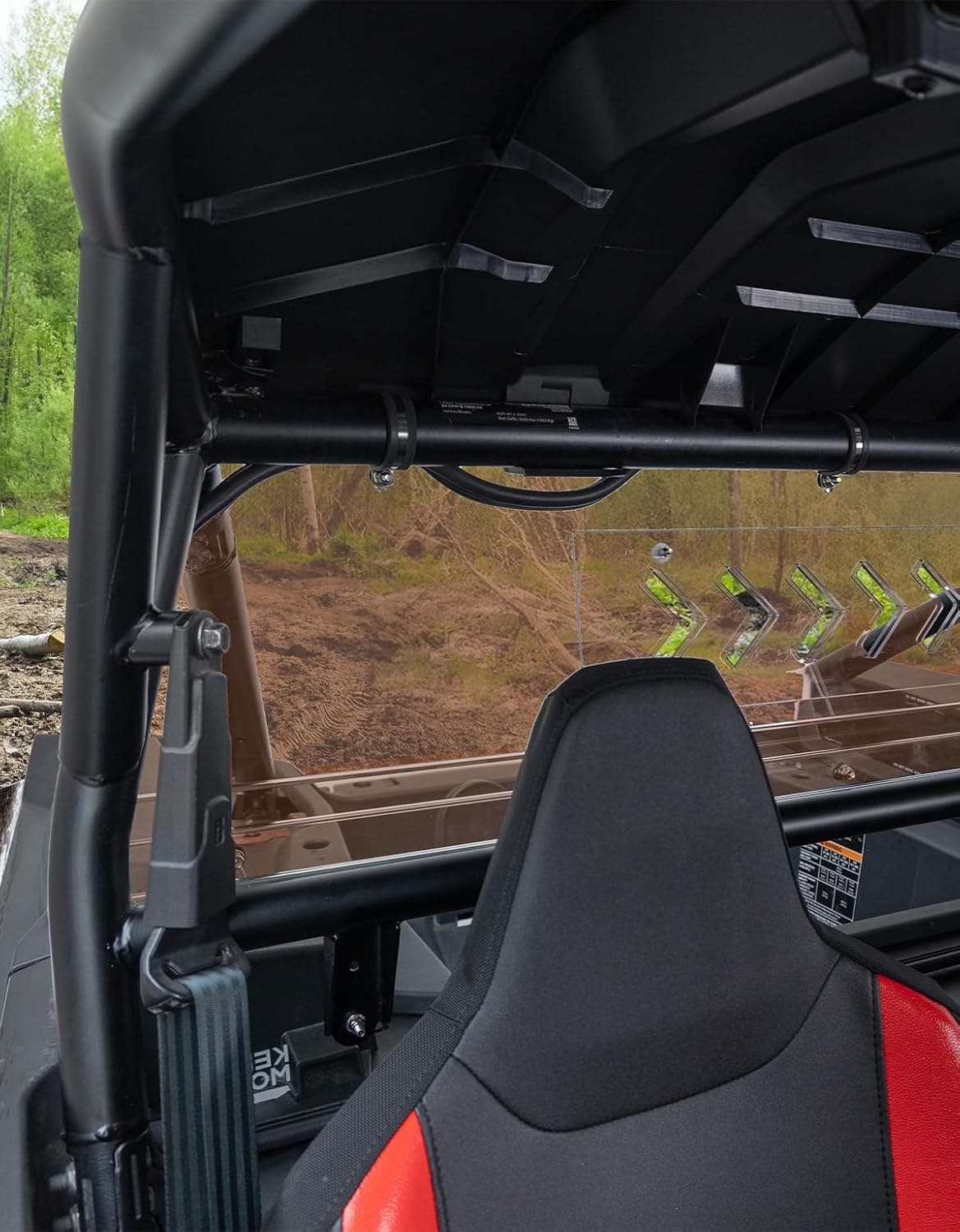 Tinted Rear Windshield for Polaris RZR XP 1000 2024-2025 - Image 8