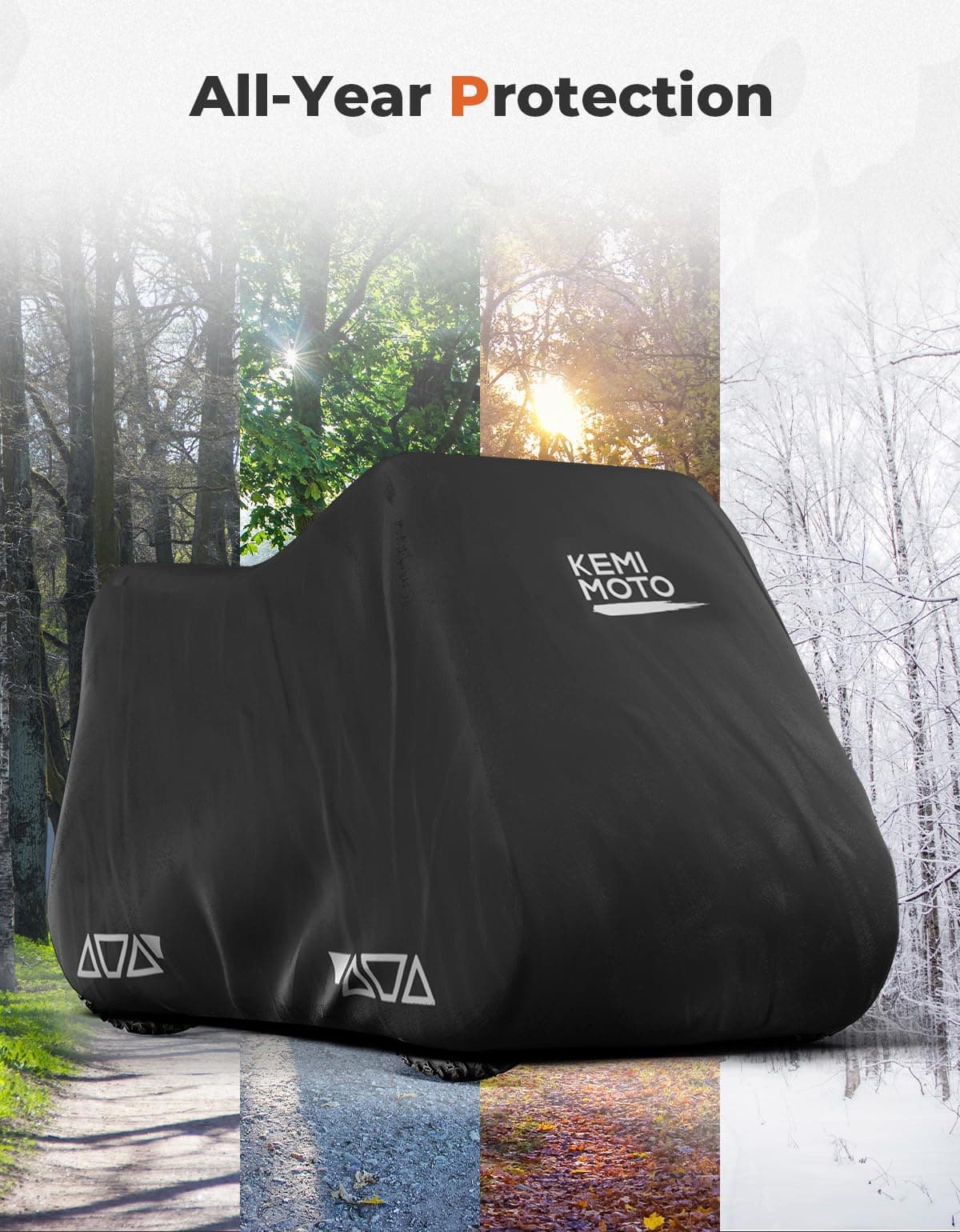 Small ATV 300D Heavy Duty Cover for X-PRO 40cc Eagle 40cc Razor Dirt Quad - Image 6
