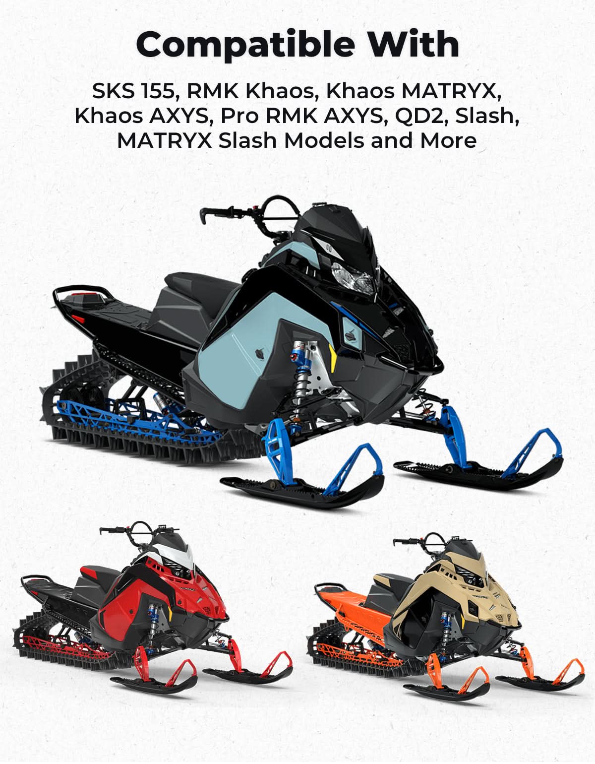 Snowmobile Drive Belt CVT Belt for Polaris 850 RMK/Khaos/PRO RMK/Slash (155/165/146) - Image 7