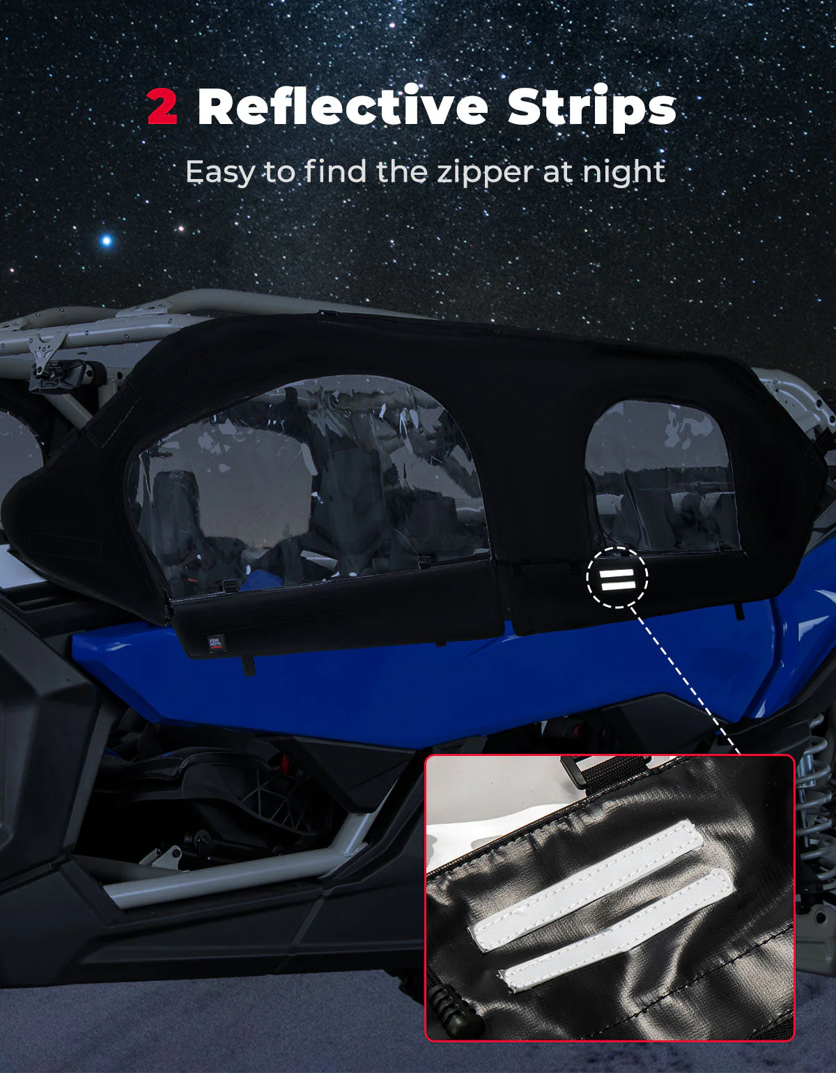 Soft Cab Enclosure and Lower Door Inserts for Can-Am Maverick X3 MAX - Image 4