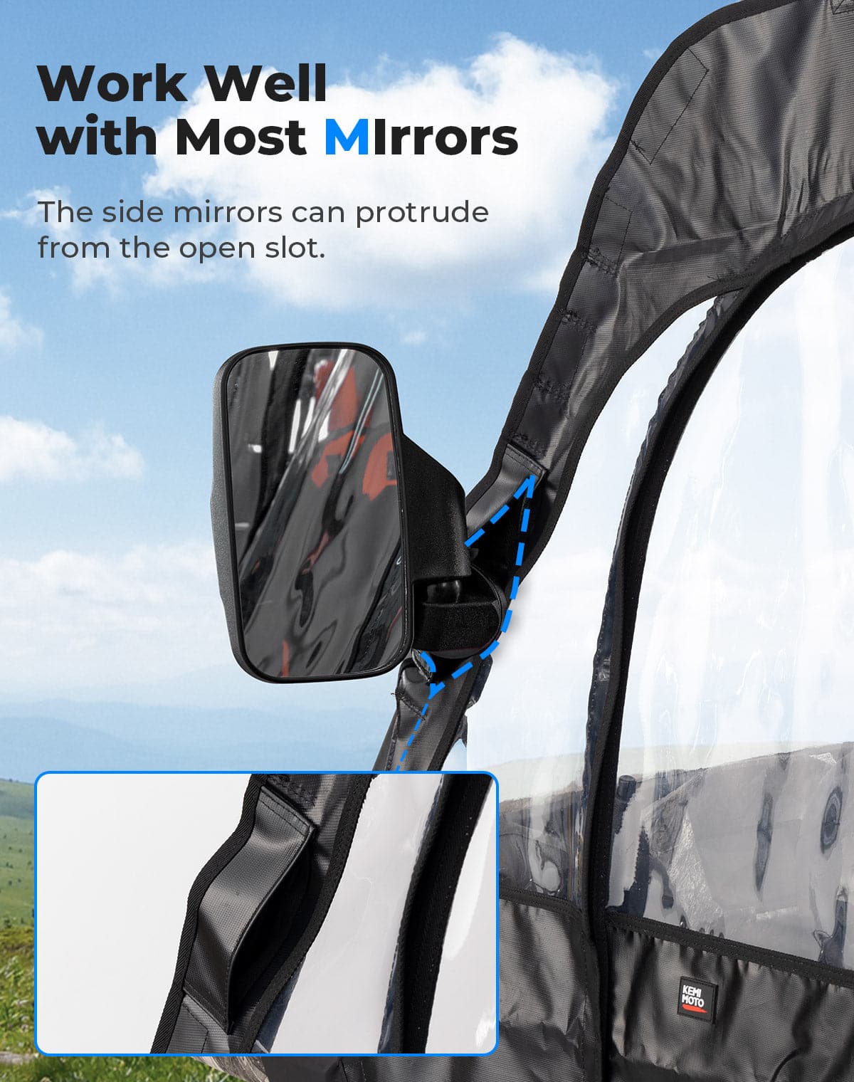 Soft Cab Enclosure Doors for CFMOTO UForce 1000XL 2022-2026 - Image 3